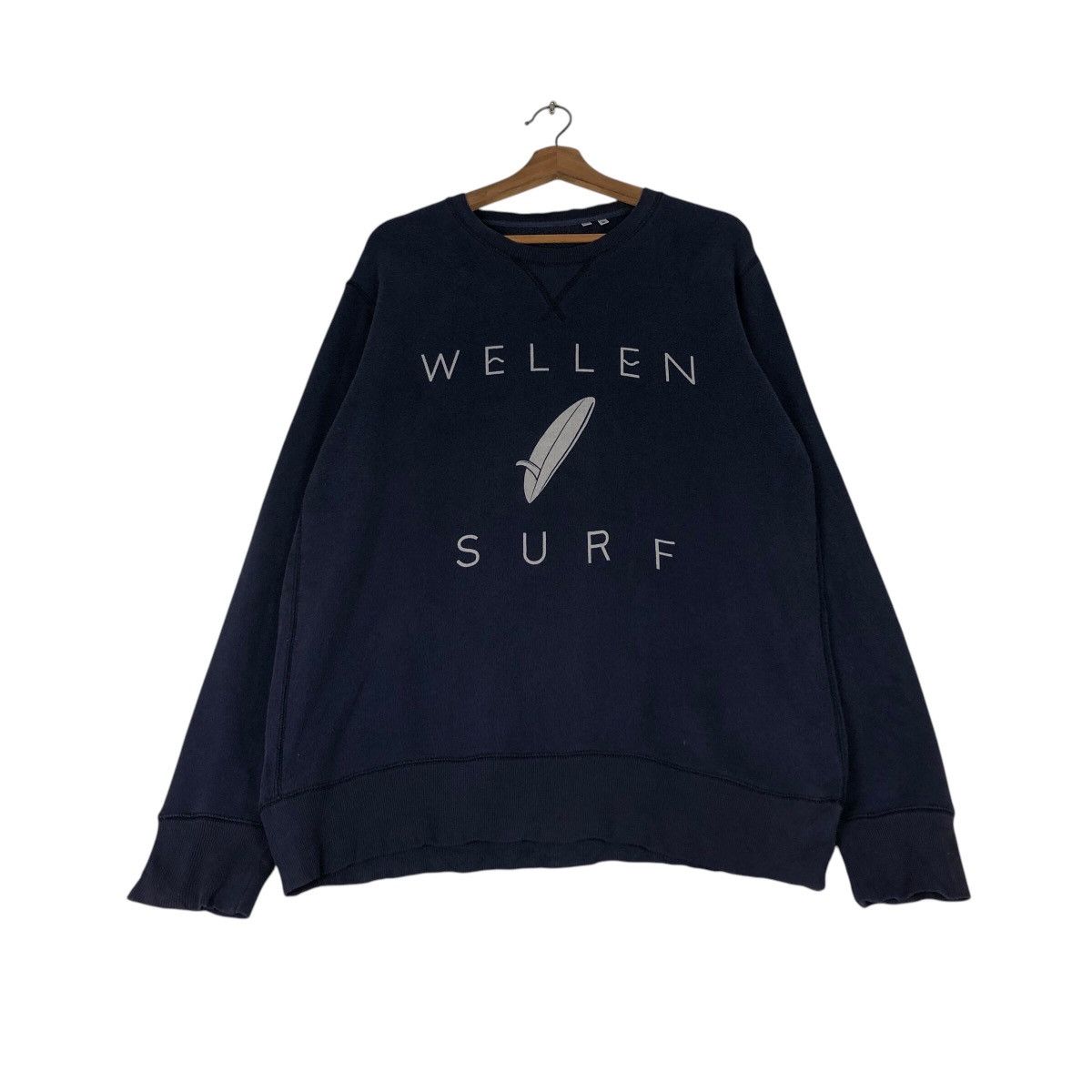 Japanese Brand Wellen Surf Graphic Crewneck Coastal Core Uniqlo UT Collab Size US XL / EU 56 / 4 - 3 Thumbnail