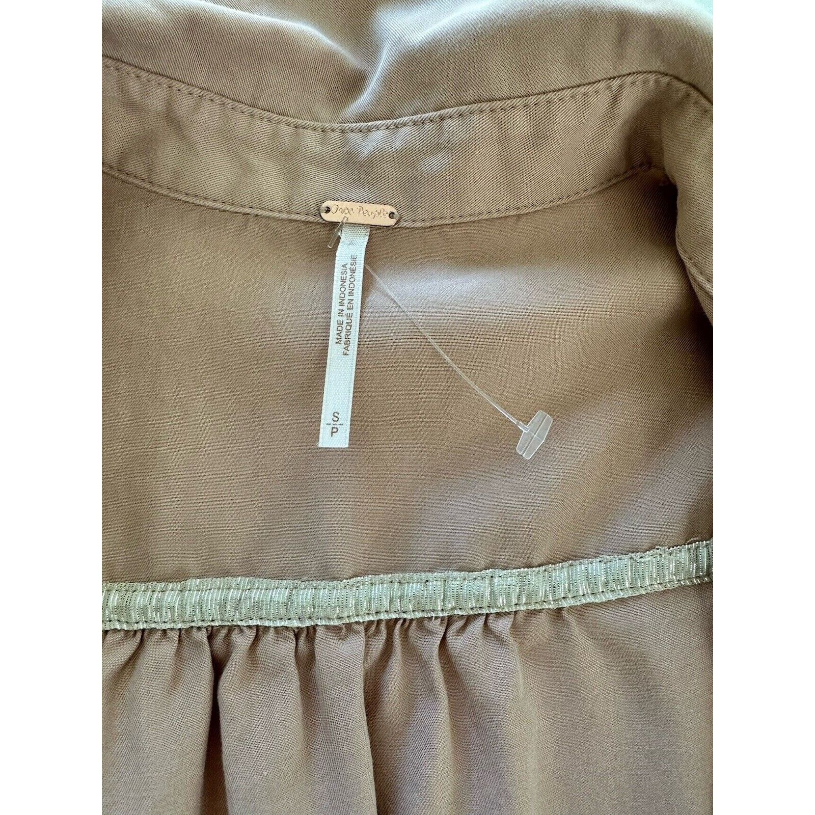 Free People Free People Off Campus Blush Pink Metallic Shirt Size S Size S / US 4 / IT 40 - 7 Thumbnail