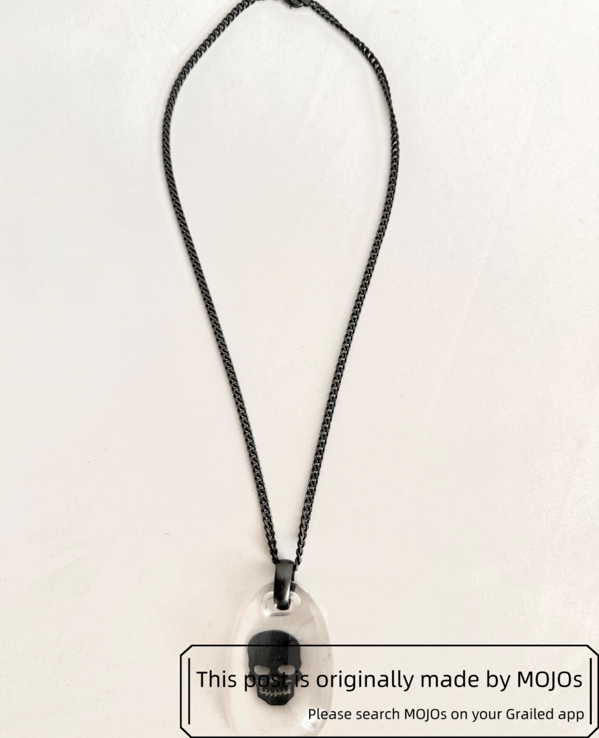 Number (N)ine Number Nine x Jam Home Made 05SS Acrylic Skull Necklace Size ONE SIZE - 2 Thumbnail