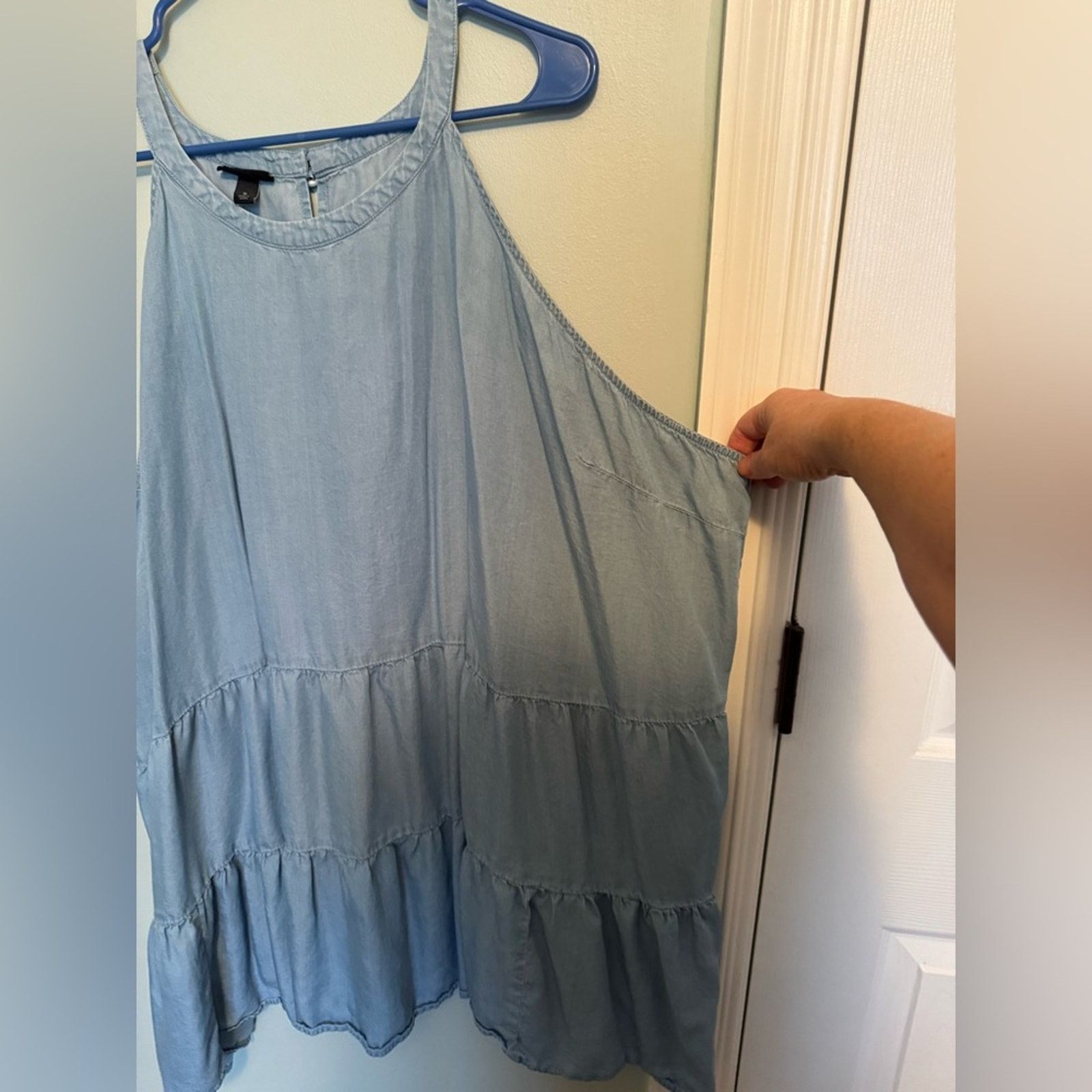 Other Torrid Blue Tiered Sleeveless Tank Top Sz 5 (5X) Size 4XL / US 24-26 - 1 Thumbnail