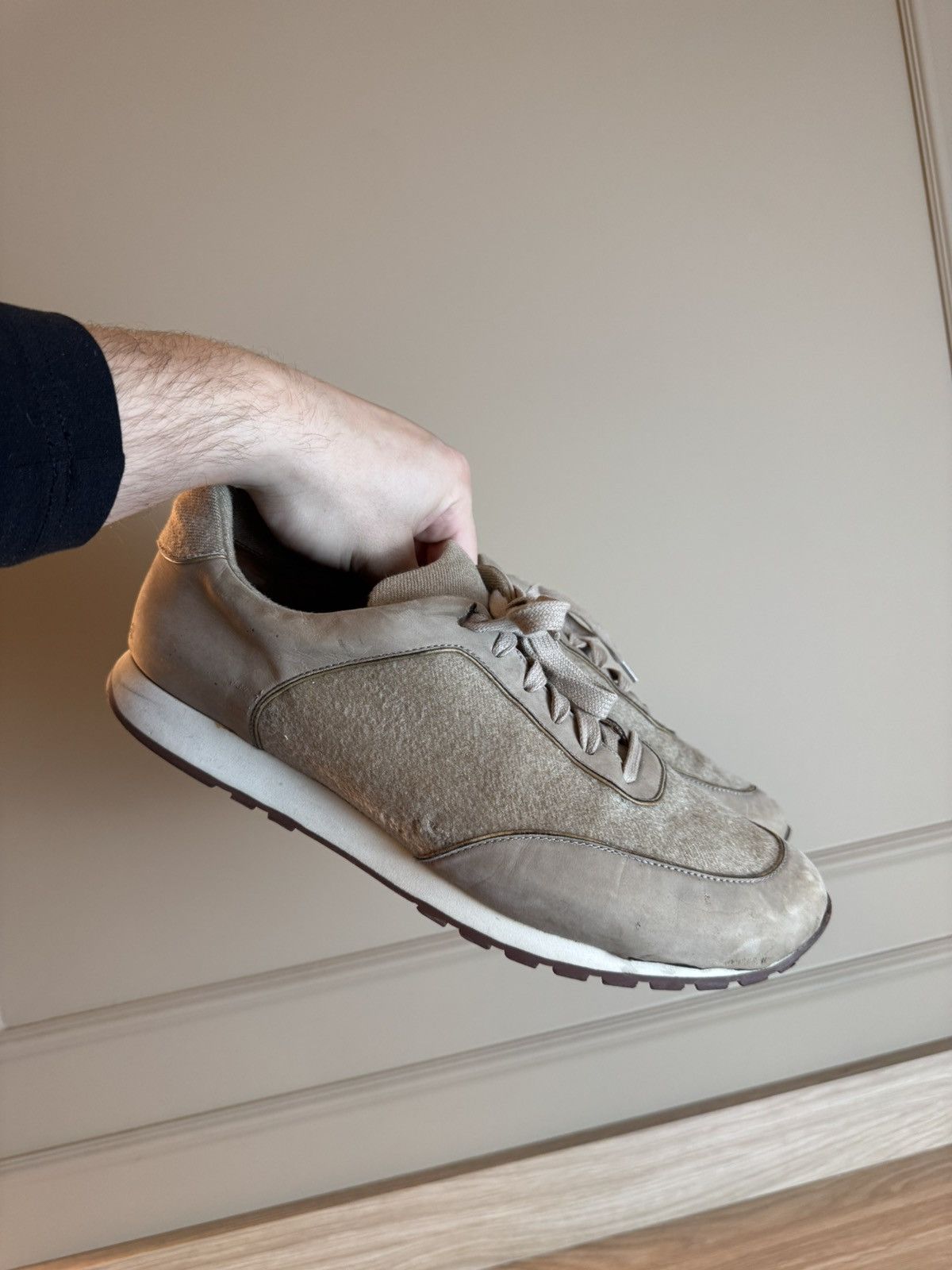 Loro Piana Loro Piana Weekend Walk Suede Sneaker Size US 11.5 / EU 44-45 - 1 Thumbnail
