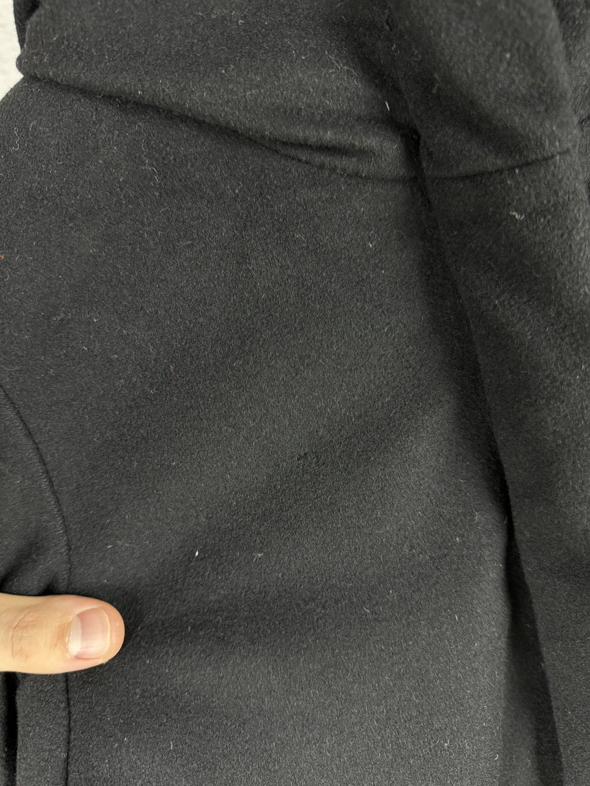 Andrea Ya'aqov Andrea Ya’aqov full zip down wool cashmere coat jacket black Size L / US 10 / IT 46 - 6 Thumbnail