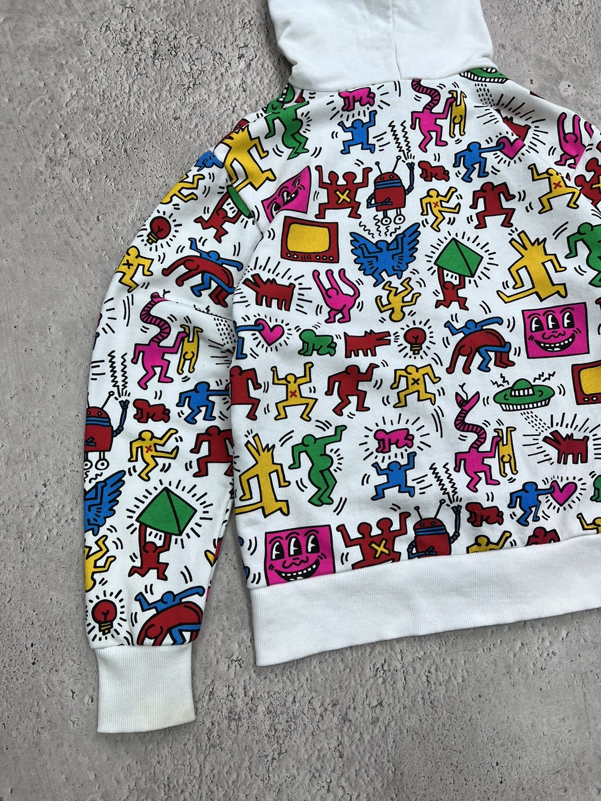 Japanese Brand × Keith Haring × Vintage Keith Haring x Big Bang Pop art Kpop Hoodie Sweater Size US M / EU 48-50 / 2 - 11 Thumbnail