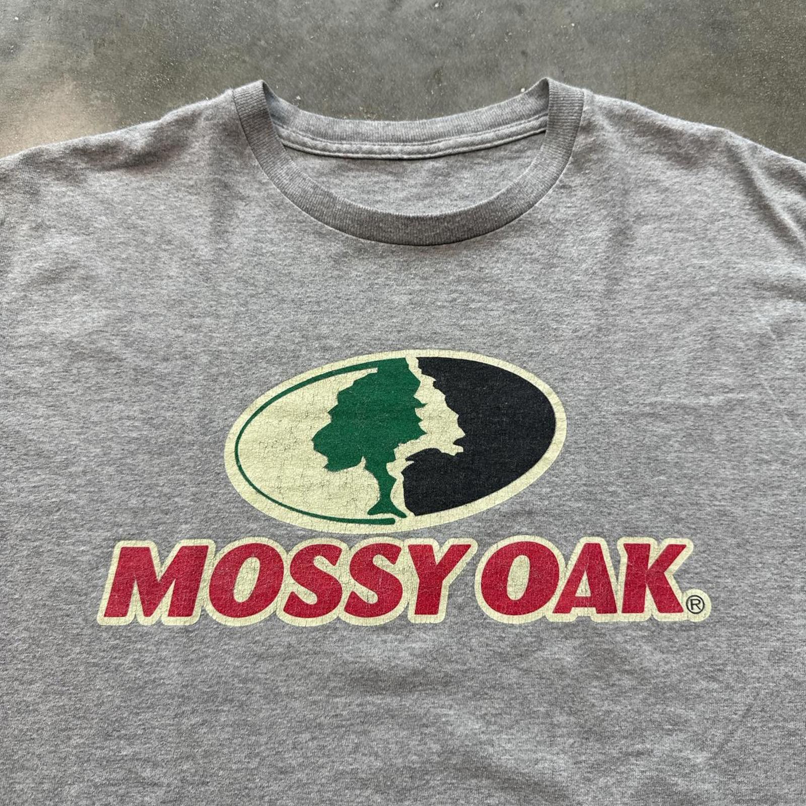 Mossy Oaks Mossy Oak Grey Cotton T-shirt Size US M / EU 48-50 / 2 - 3 Thumbnail