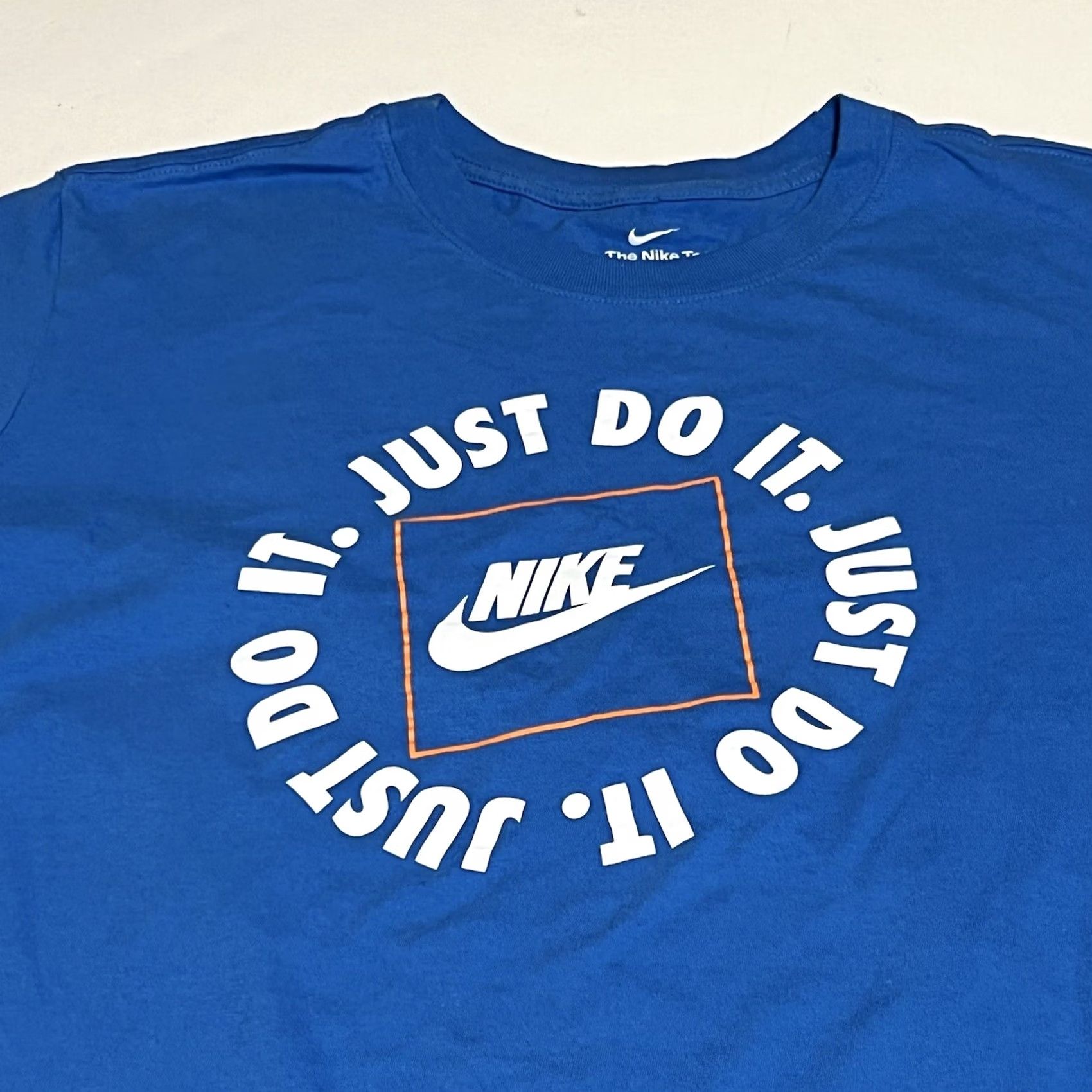 Nike Nike Tee Shirt Just Do It Mens Large Blue Cotton Spell Out Shirt Size US L / EU 52-54 / 3 - 2 Thumbnail