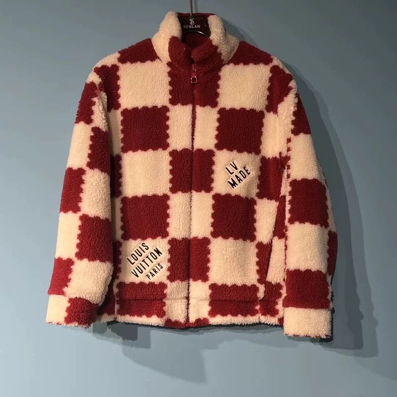 Louis Vuitton Louis Vuitton White and red nigo checkerboard full logo te Size US M / EU 48-50 / 2 - 1 Thumbnail