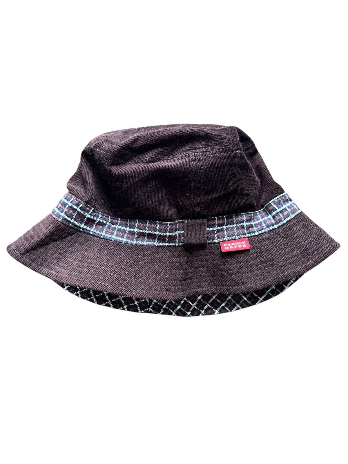 Japanese Brand Pearly Gates Checkered Tape Bucket Hat Size ONE SIZE - 1 Thumbnail