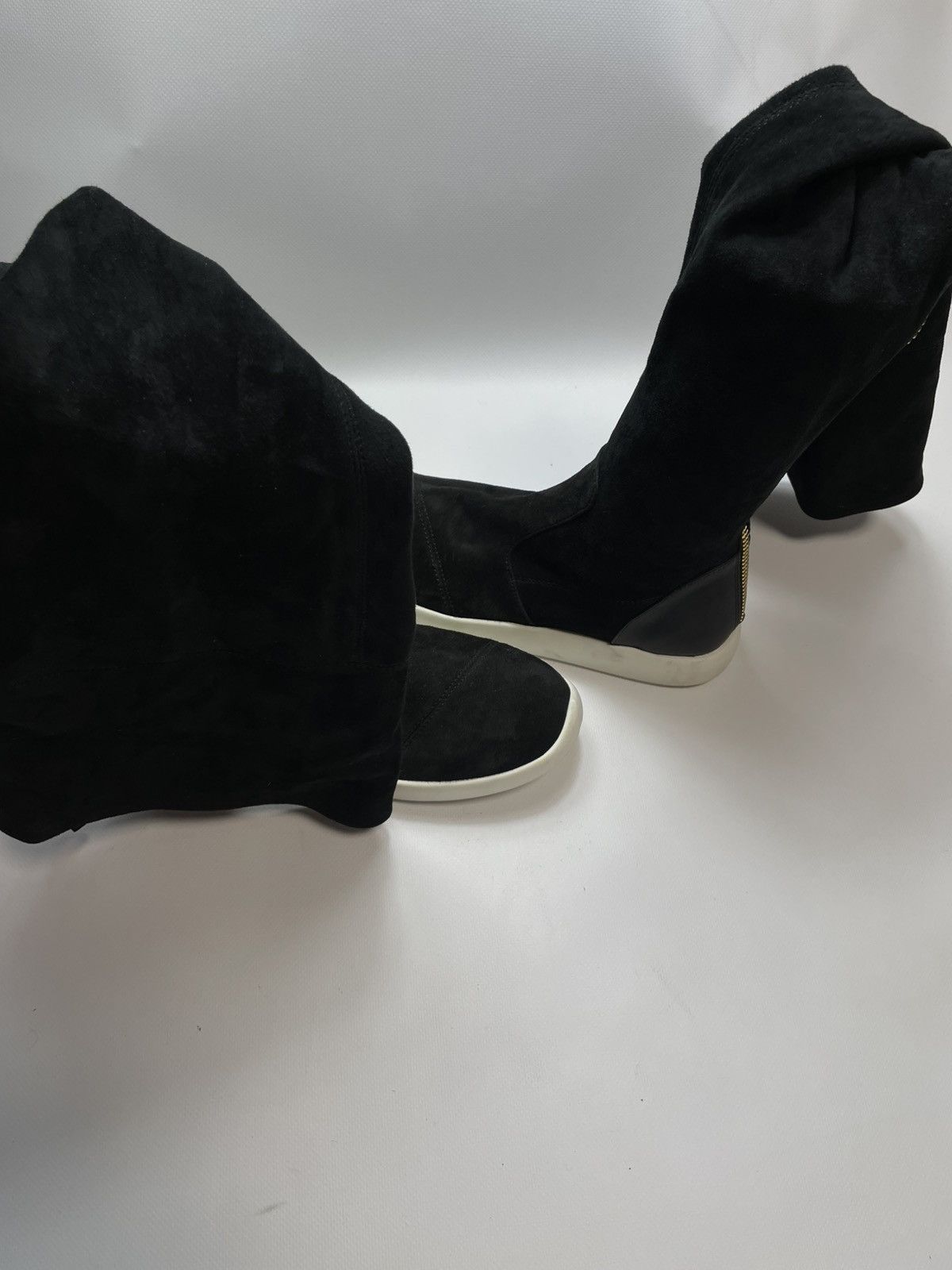 Giuseppe Zanotti Giuseppe Zanotti Black Suede Over-the-Knee Sneaker Boots 39 Size US 9 / IT 39 - 3 Thumbnail