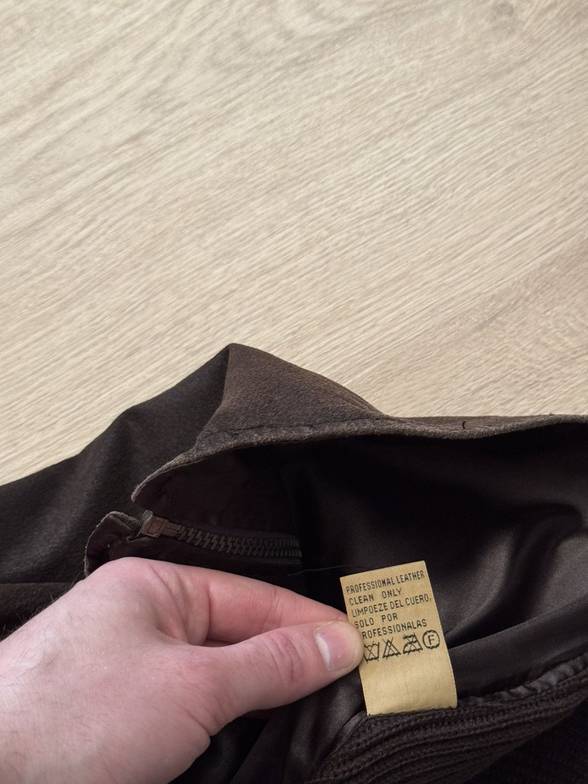 Genuine Leather Vintage 90’s J. Riggings Genuine Leather Cowboy Brown Vest Size US XL / EU 56 / 4 - 7 Thumbnail