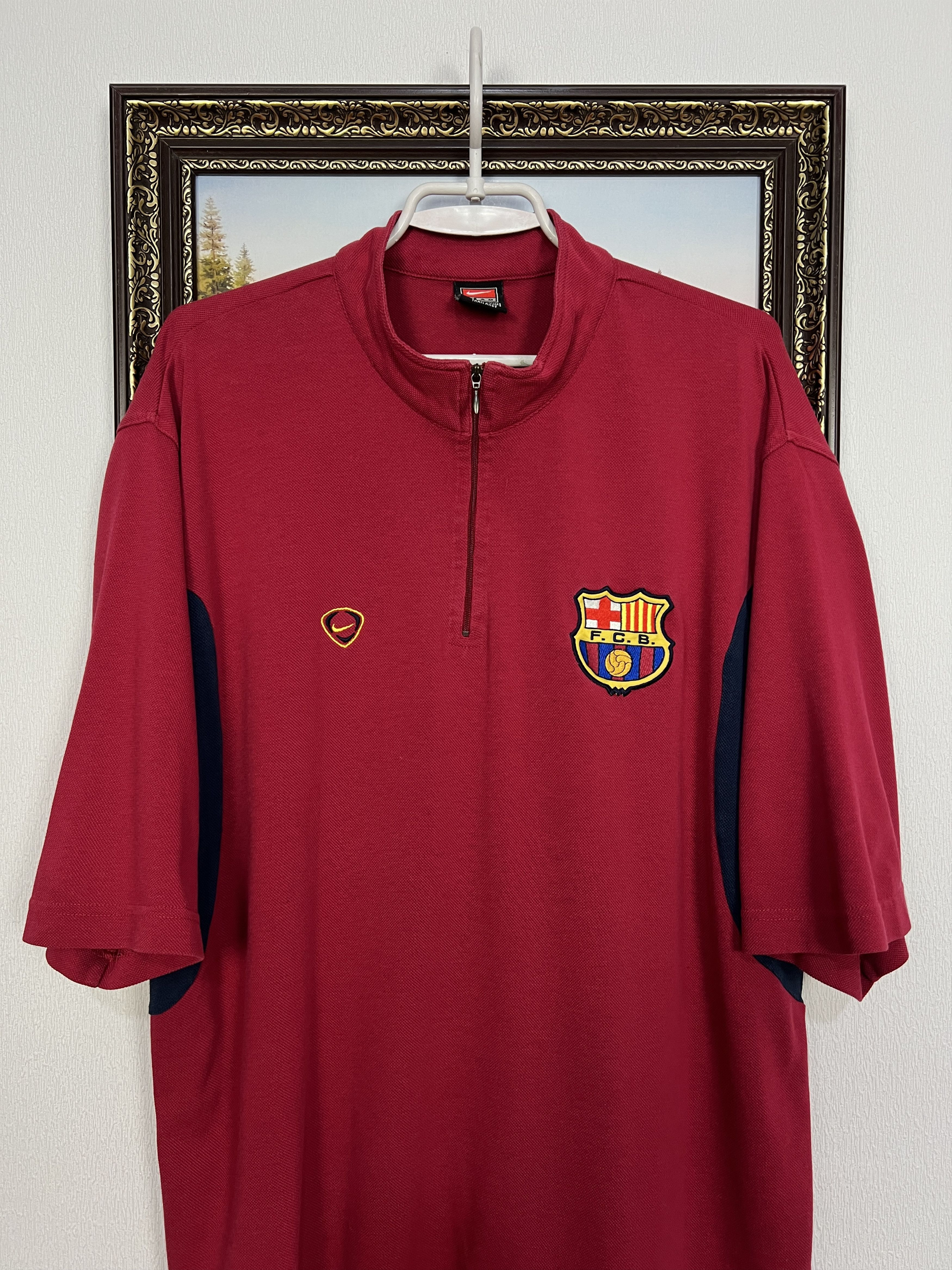 Nike FC Barcelona Football Train Shirt Soccer Jersey Trikot Size US XL / EU 56 / 4 - 2 Thumbnail