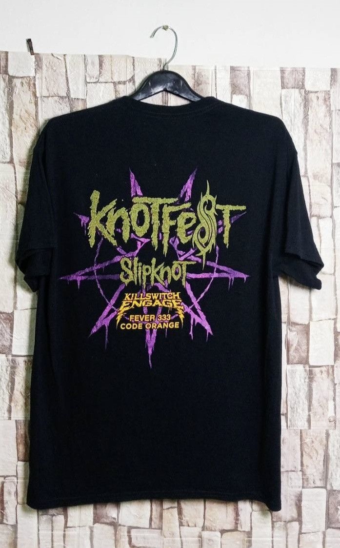 Vintage Slipknot Knotfest Roadshow T Shirts Size US M / EU 48-50 / 2 - 3 Thumbnail