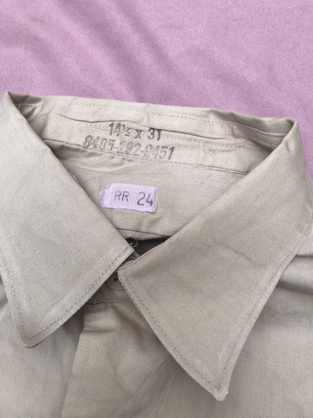 Other VINTAGE TAN US ARMY UTILITY COTTON SHIRT Size US S / EU 44-46 / 1 - 6 Thumbnail