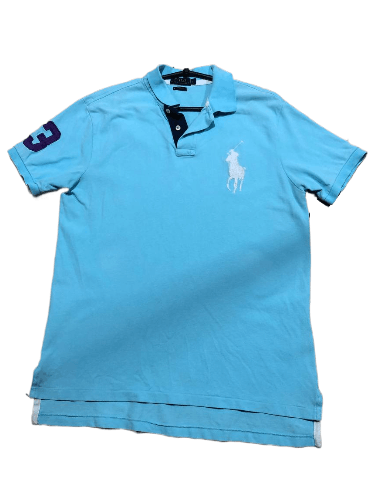 Polo Ralph Lauren Vintage Polo Ralph Lauren Custom Fit Polo Size L Size US L / EU 52-54 / 3 - 1 Thumbnail