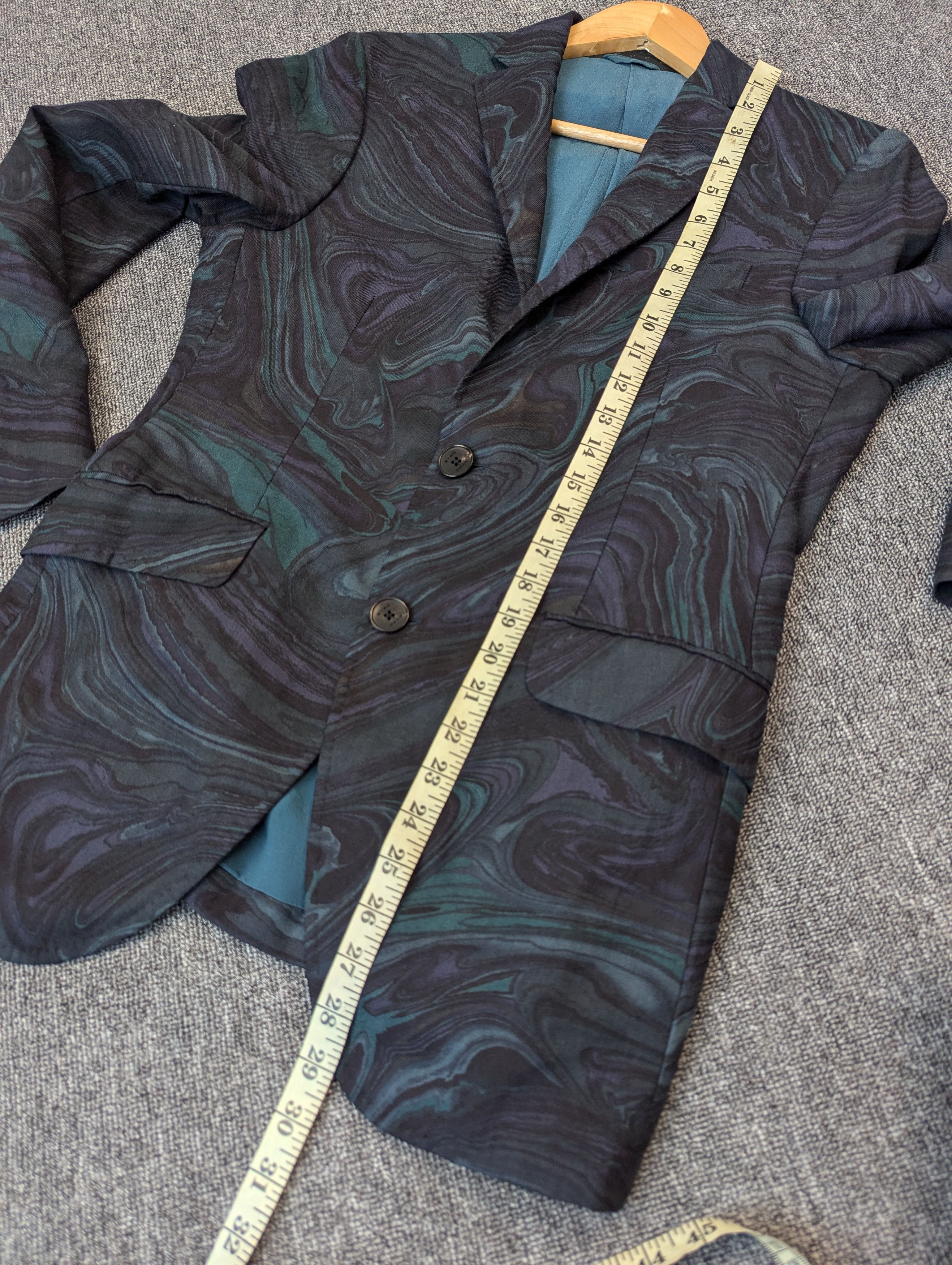 Etro ETRO Marble Pattern SUPER LEGGERA Emerald Green 46 Suit Size US S / EU 44-46 / 1 - 17 Thumbnail