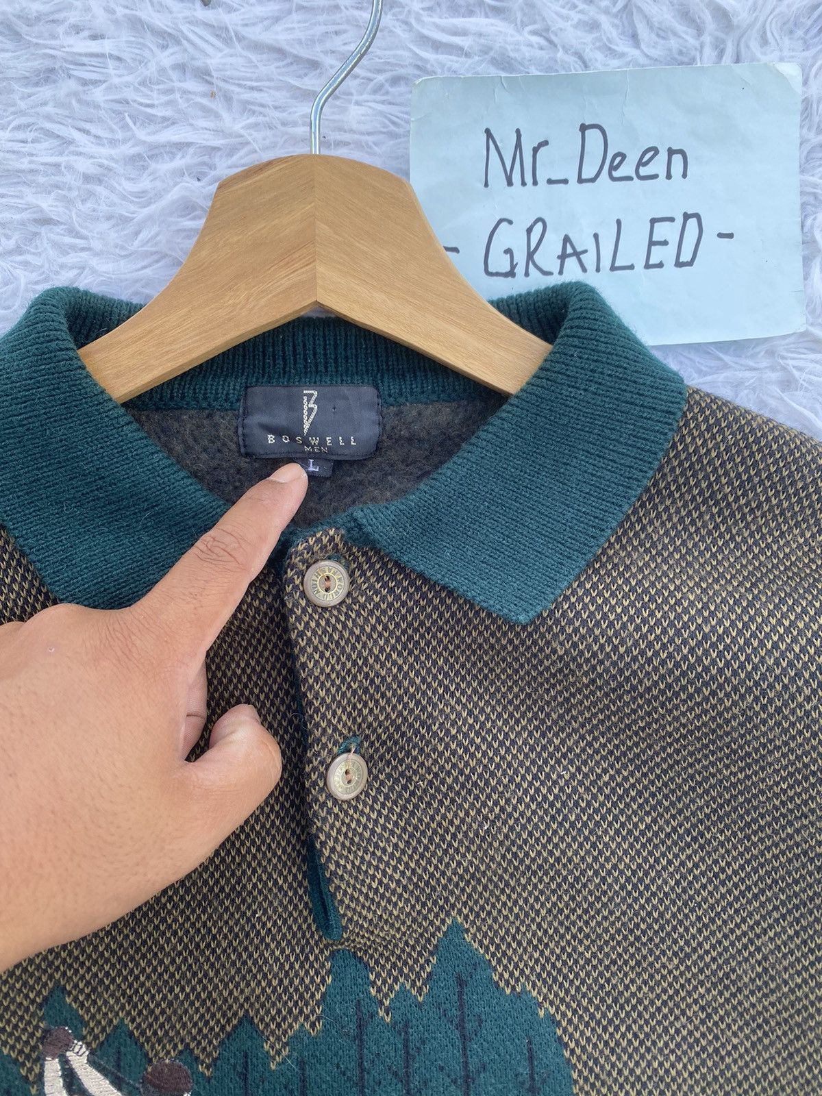 Vintage Rare Vintage Boswell Men Golf Sweater Size US M / EU 48-50 / 2 - 9 Thumbnail