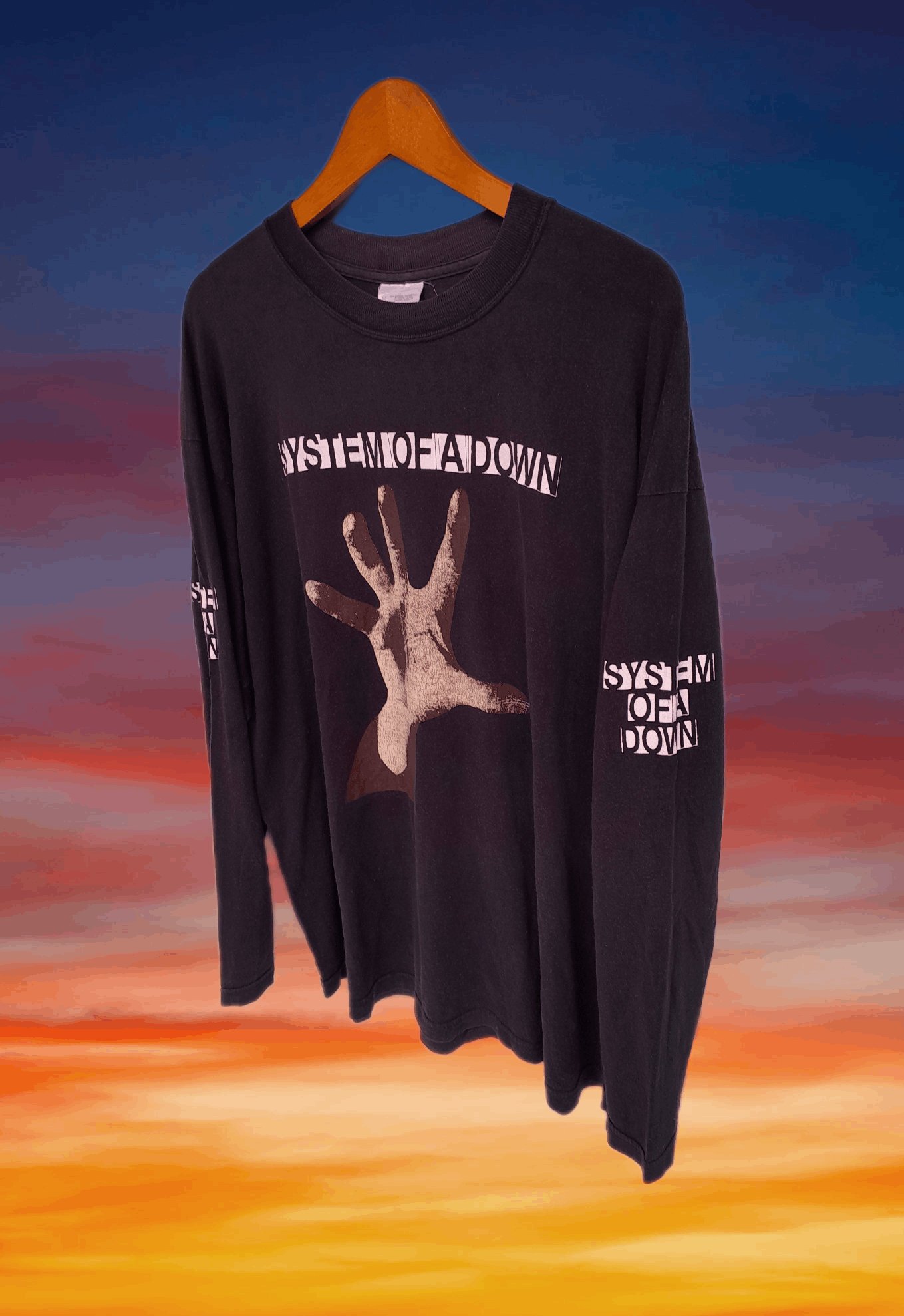 Rap Tees Rare Vintage 90s System Of A Down Promo tee Longsleeve shirt Size US XL / EU 56 / 4 - 1 Thumbnail