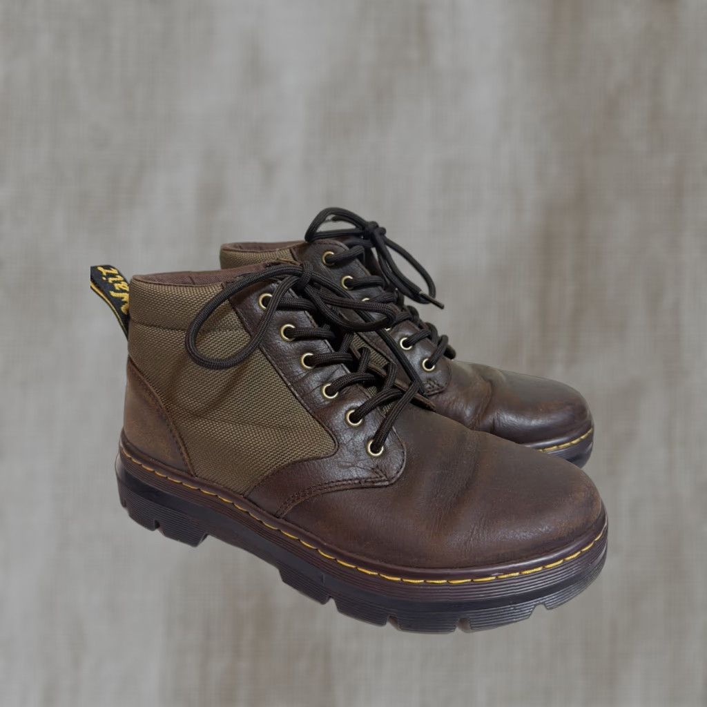 Dr. Martens Dr. Martens Men Bonny II Boots Ankle Brown Leather Round Toe Lace Up Casual Fashion 7 M Mens Boots Size US 7 / EU 40 - 1 Thumbnail