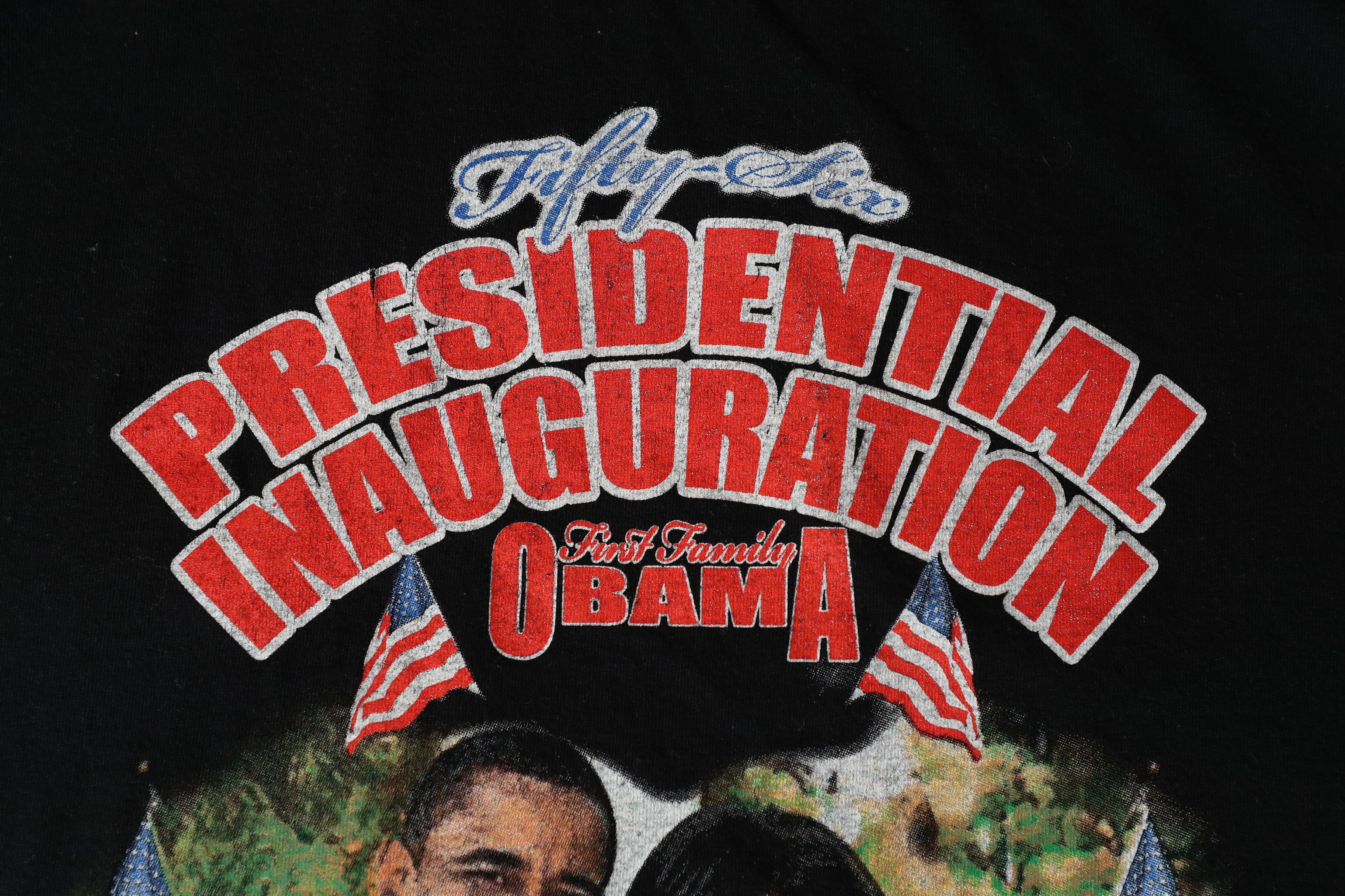 Vintage Obama First Family Presidential Inauguration 2009 Tee (XL) Size US XL / EU 56 / 4 - 5 Thumbnail
