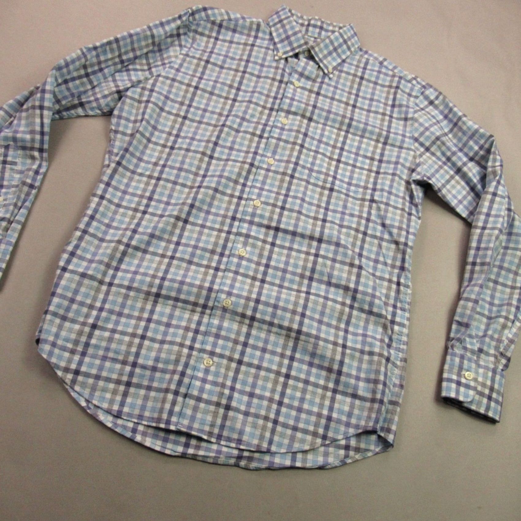 Peter Millar Peter Millar Shirt Mens MediumChecks Casual Long Sleeve Button Front Lightweight Size US M / EU 48-50 / 2 - 2 Thumbnail