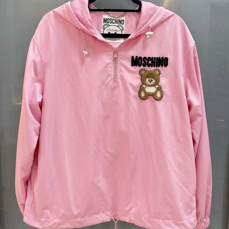 Moschino Moschino Pink Cotton Ladies Hoodie 0089 Size M / US 6-8 / IT 42-44 - 1 Thumbnail