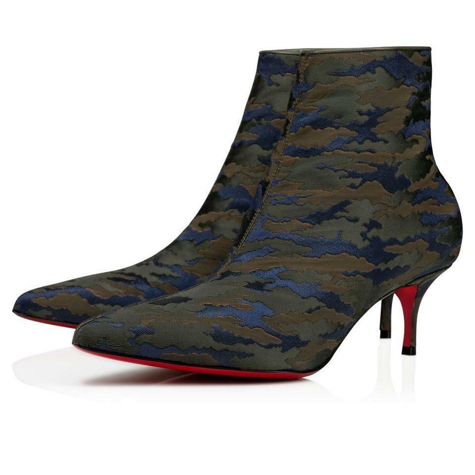 Christian Louboutin Christian Louboutin So Kate Booty 55 Green Blue Camouloubi Size US 6.5 / IT 36.5 - 1 Thumbnail