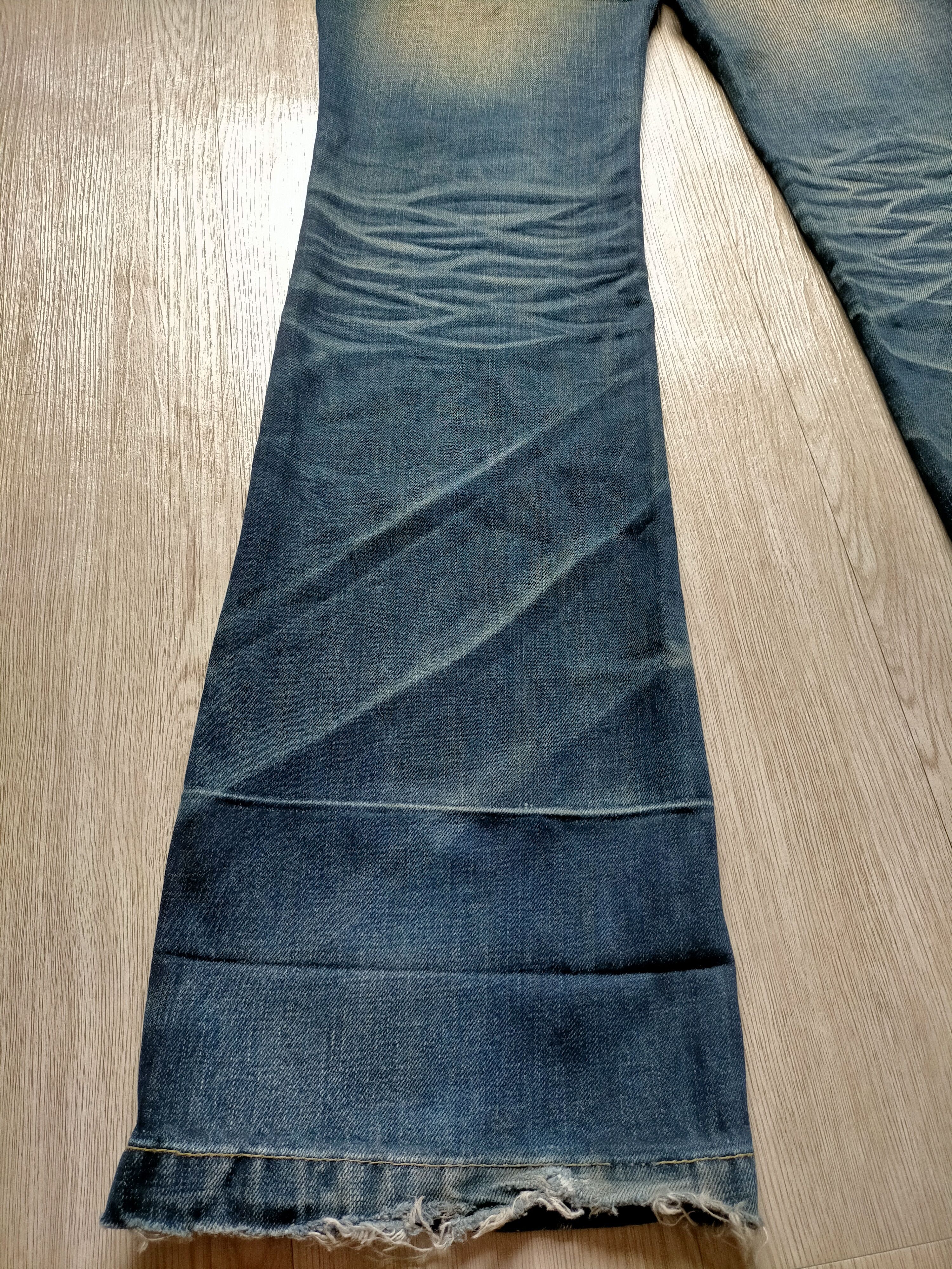 If Six Was Nine Flare Jeans Lolita Embroidered Multizipped Boot cut Denim Size US 33 - 17 Thumbnail