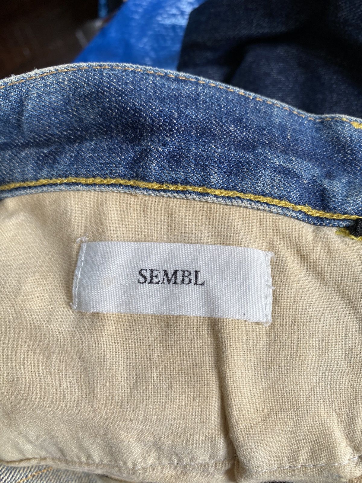 Japanese Brand Japanese Brand Sembl Japan Flare Distressed Denim Size US 31 - 17 Thumbnail