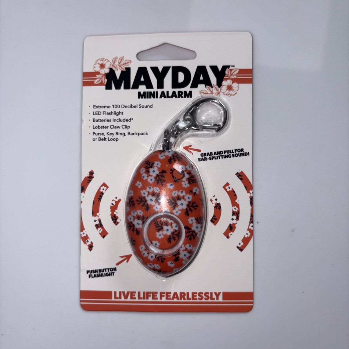 Other Mayday Orange and White Floral Mini Alarm Size ONE SIZE - 1 Thumbnail