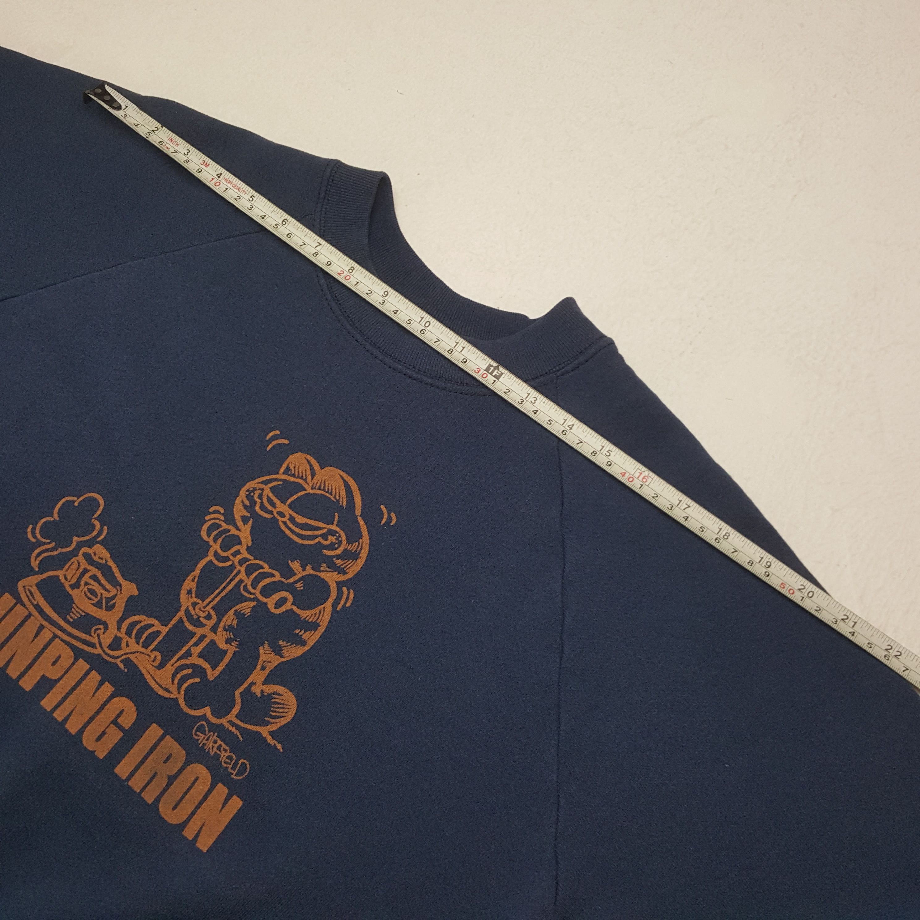 Cartoon Network × Vintage Vintage Garfield Punping Iron Sweatshirt Size US S / EU 44-46 / 1 - 6 Thumbnail
