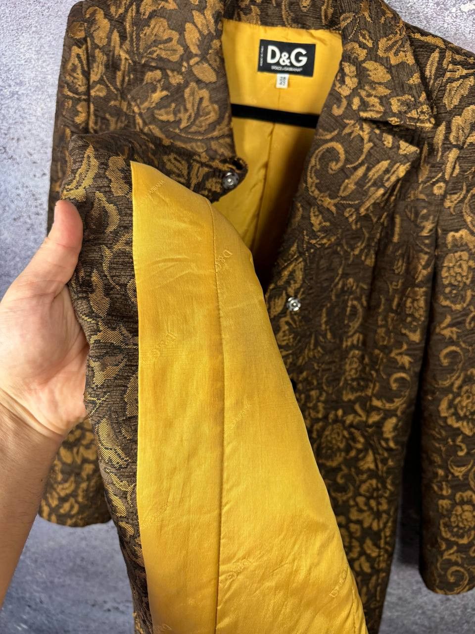 Dolce & Gabbana × Vintage Vintage Dolce Gabbana Retro Paisley Print Woman Coat 28/42sz Size M / US 6-8 / IT 42-44 - 15 Thumbnail