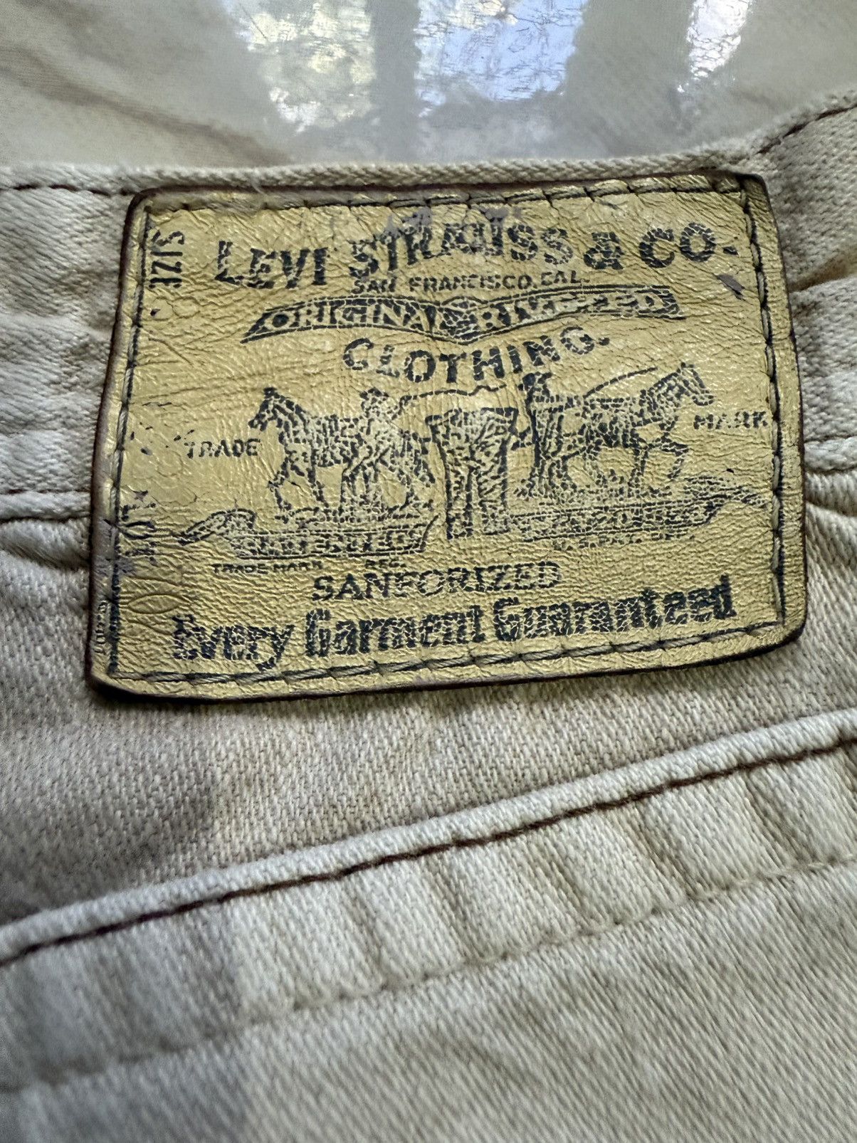 Levi's × Levi's Vintage Clothing × Vintage VINTAGE LEVI’S 702 DISTRESSED JEANS Size US 34 / EU 50 - 9 Thumbnail
