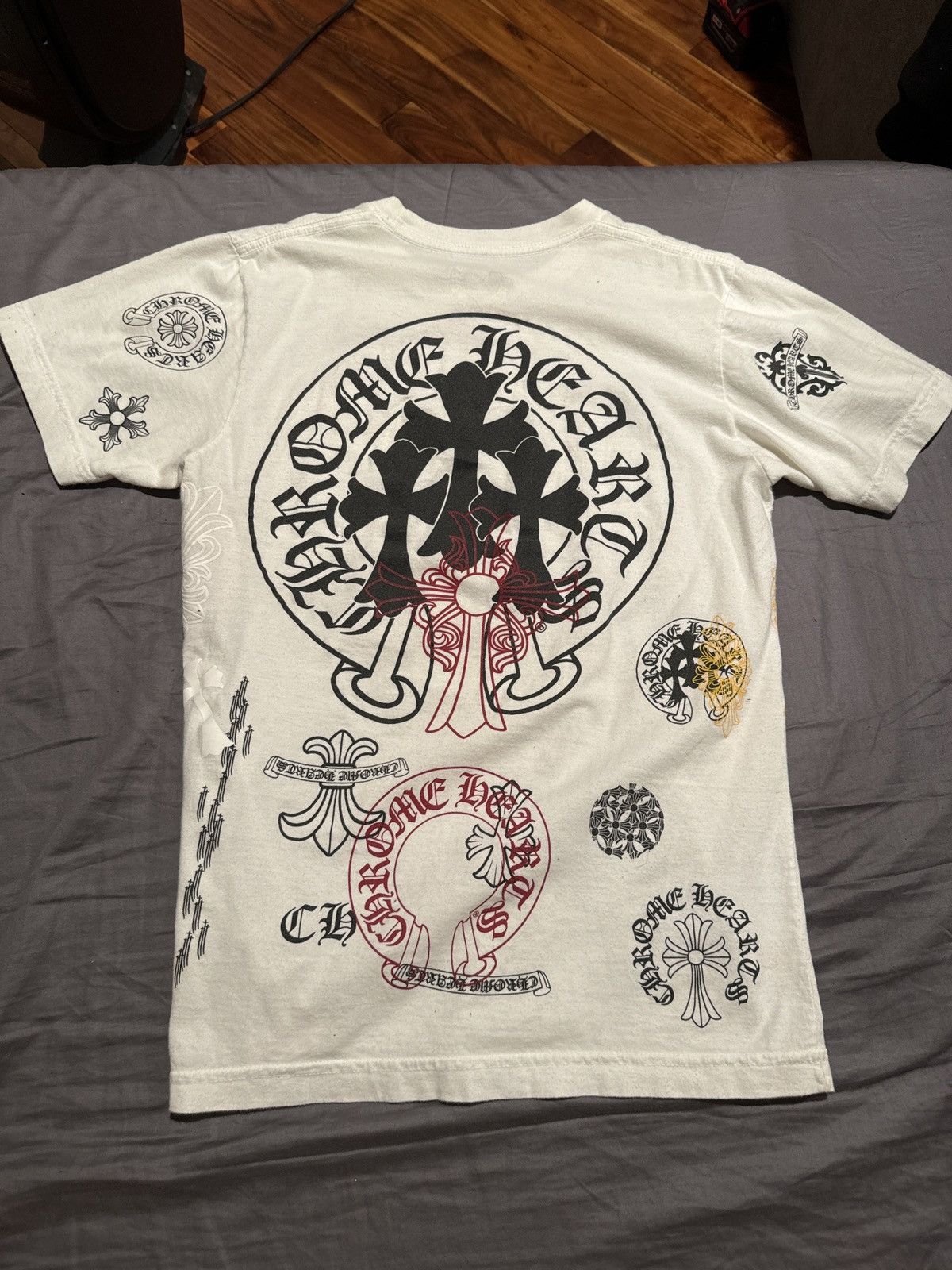Chrome Hearts Chrome Hearts Friends and Family Logo Explosion Shirt Size S Size US S / EU 44-46 / 1 - 2 Thumbnail