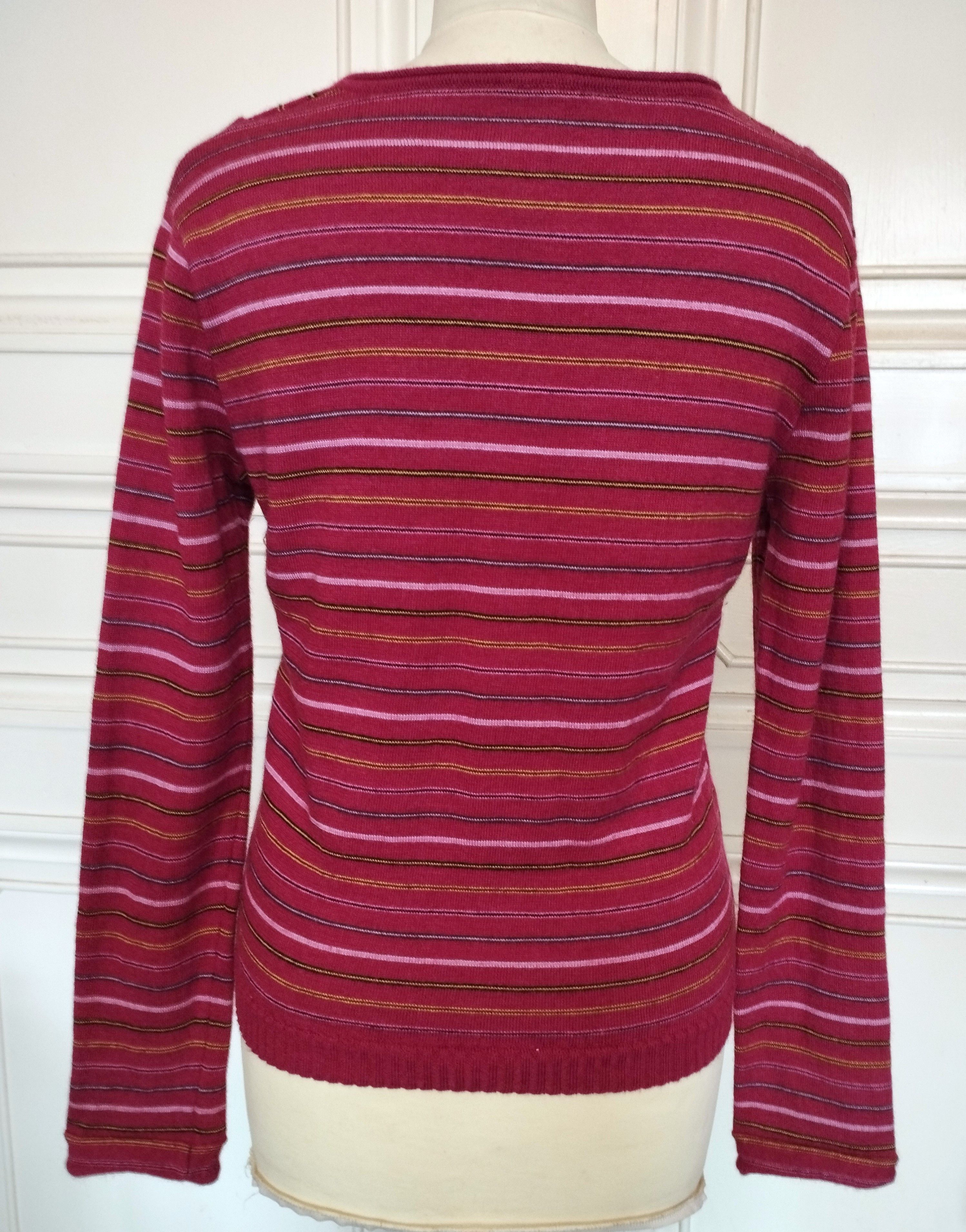 Christian Lacroix Christian Lacroix Pull Damiers Fine Laine T M/L Size L / US 10 / IT 46 - 9 Thumbnail