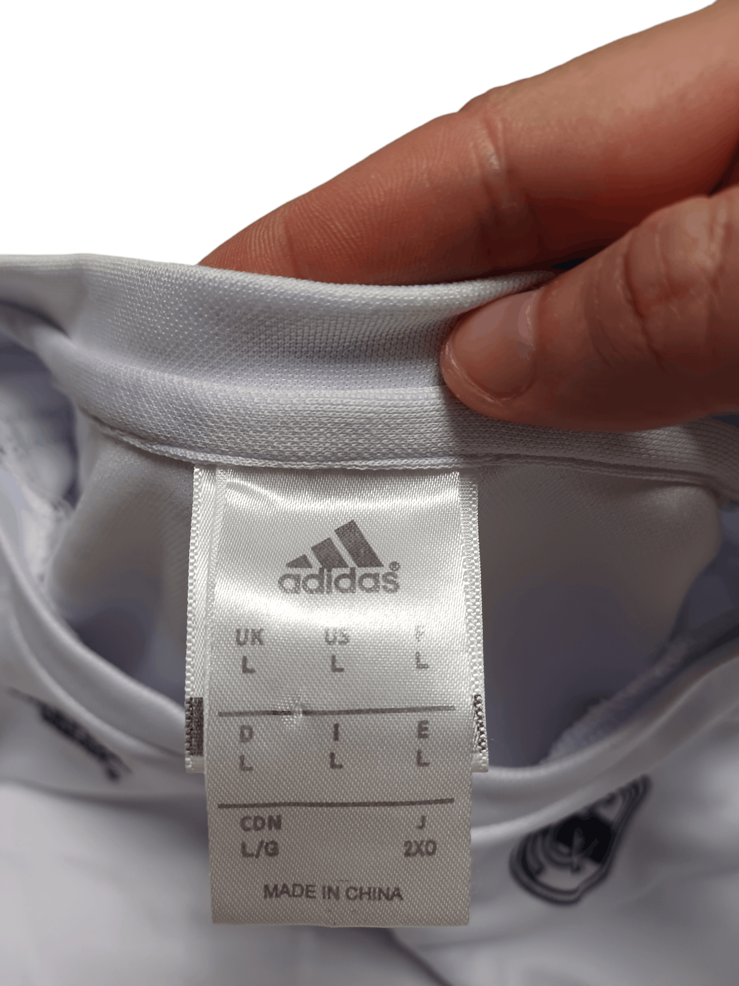 Adidas REAL MADRID X ADIDAS X CHAMPIONS LEAGUE WHITE SWEATSHIRT Size US L / EU 52-54 / 3 - 5 Thumbnail