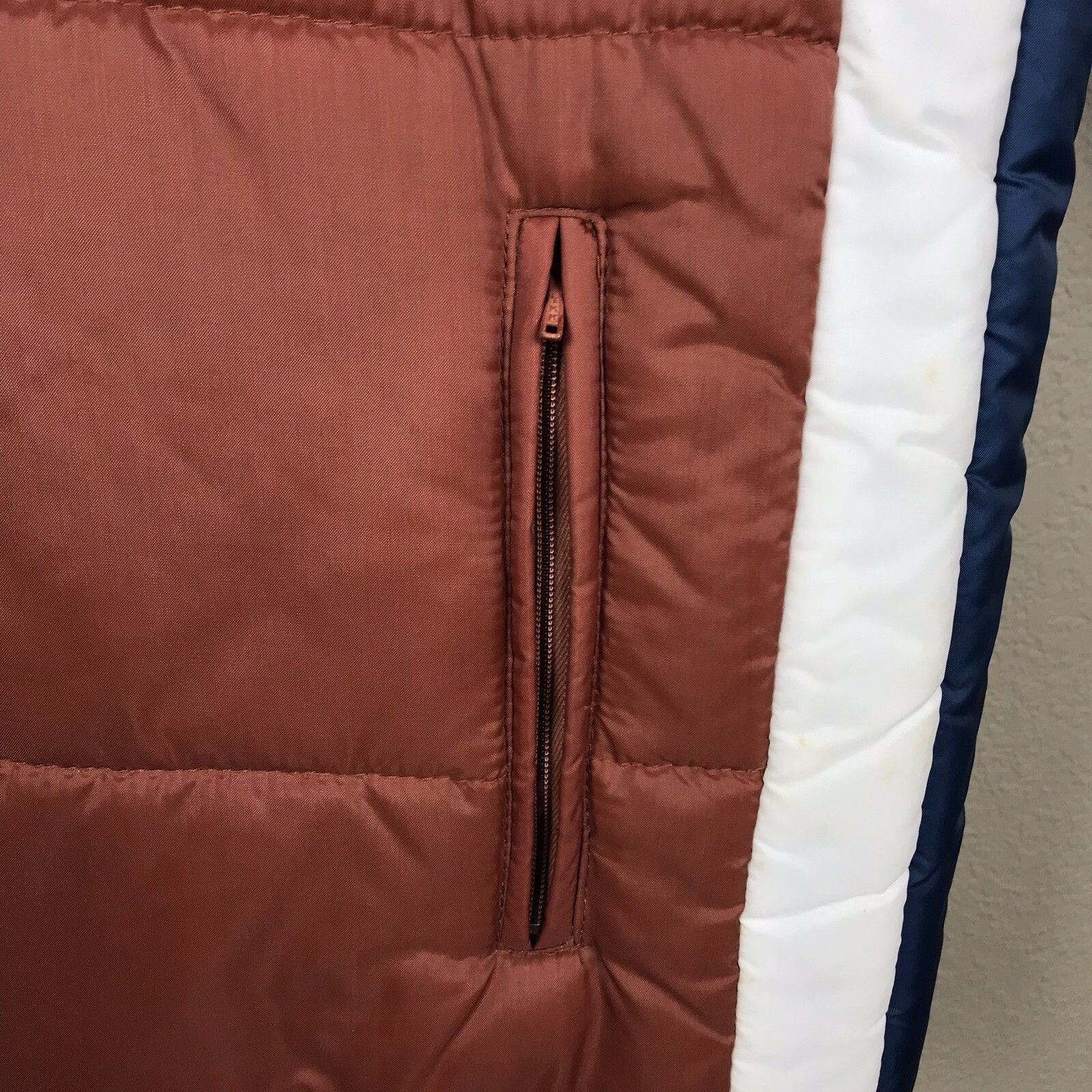 Unowned Vintage 70s West Wind Orange Blue White Bomber Jacket Medium Size US M / EU 48-50 / 2 - 7 Thumbnail