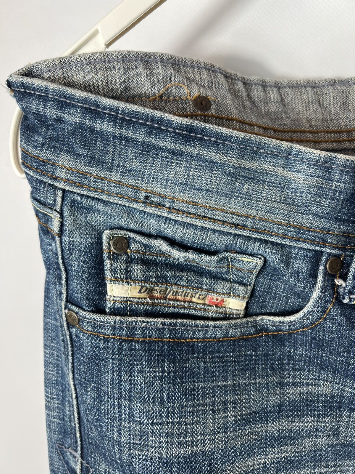 Diesel Vintage streetwear y2k sk8 Diesel Distressed Denim Pants Size US 36 / EU 52 - 6 Thumbnail