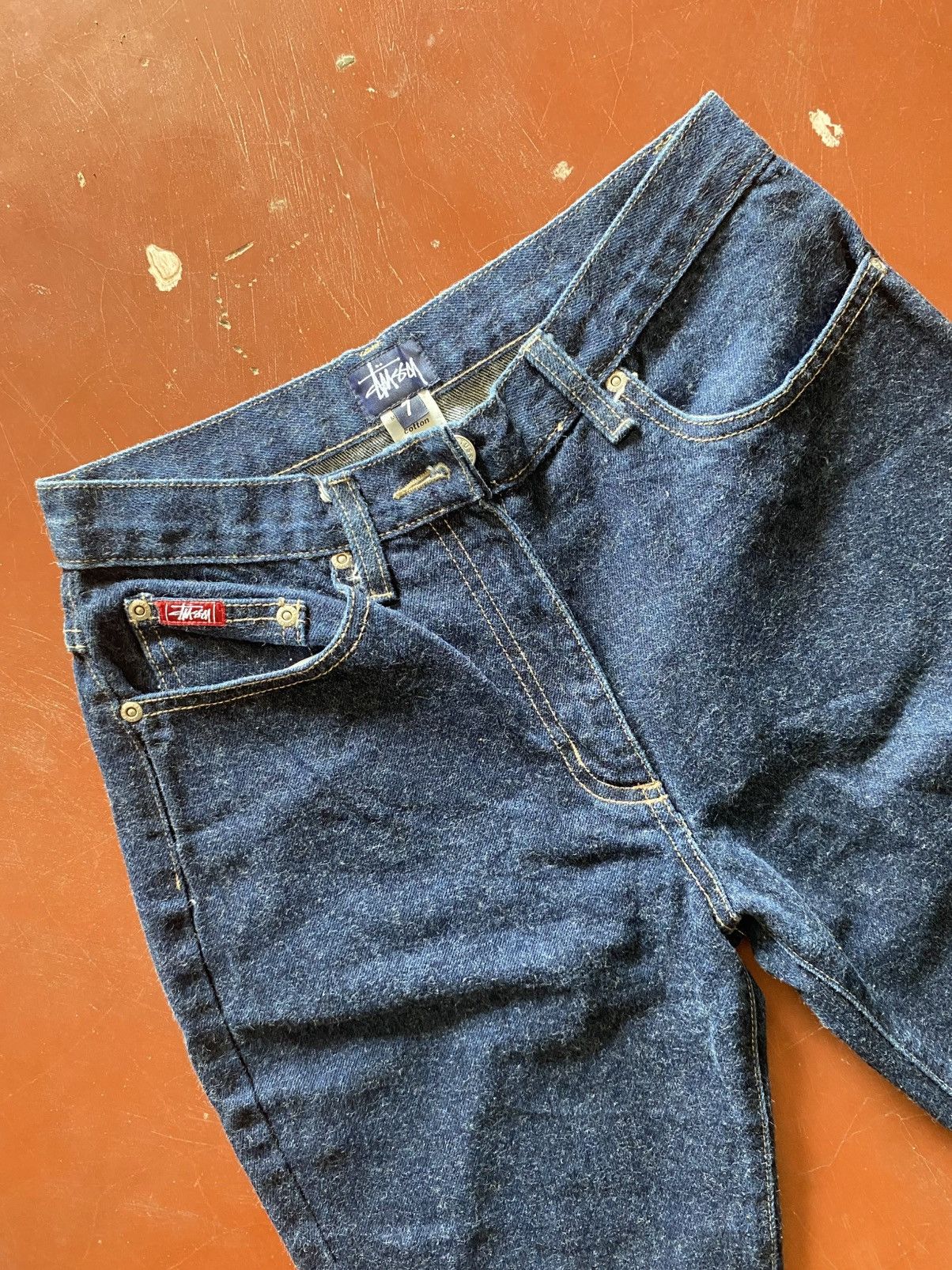 Stussy VINTAGE STUSSY DENIM SHORTS Size US 28 / EU 44 - 5 Thumbnail
