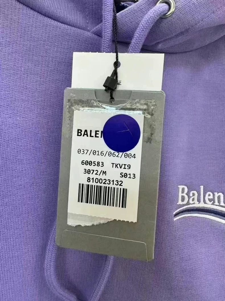 Balenciaga Balenciaga Purple Embroidered Coke Logo Hoodie Size US M / EU 48-50 / 2 - 5 Thumbnail