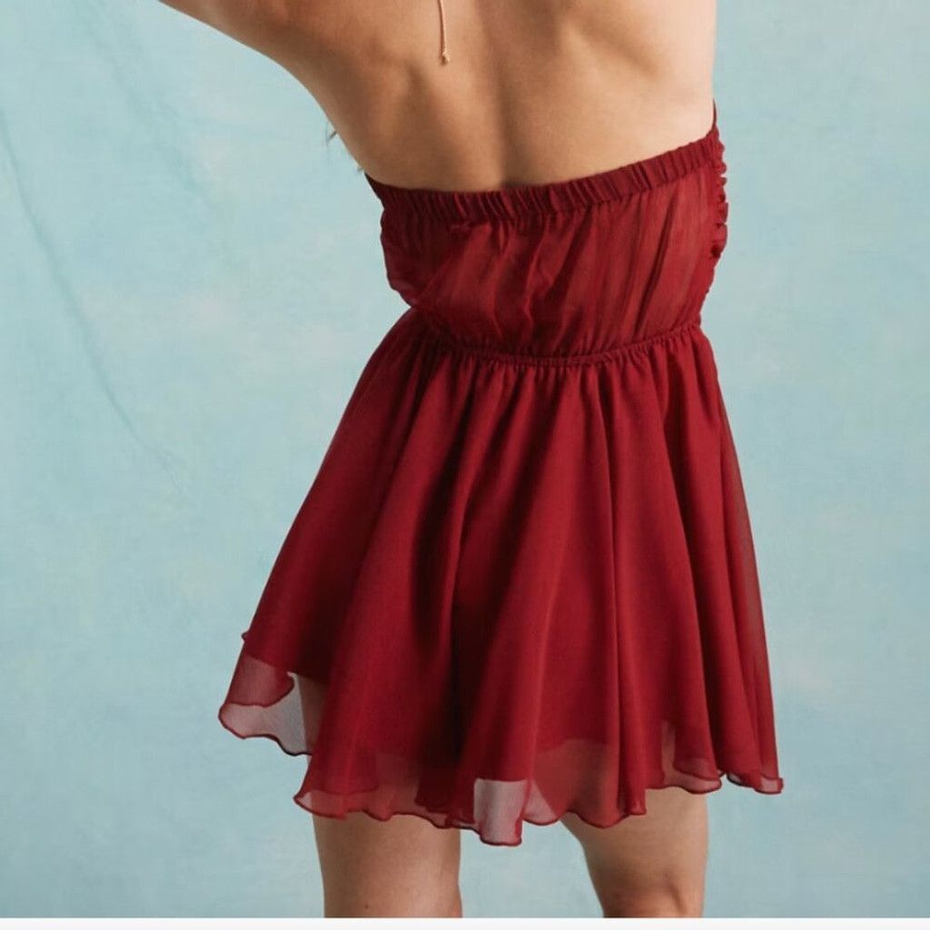 Asos NWt Miss Selfridge Beach Dobby Chiffon Tie-Front Romper S Size 27" / US 4 / IT 40 - 4 Thumbnail