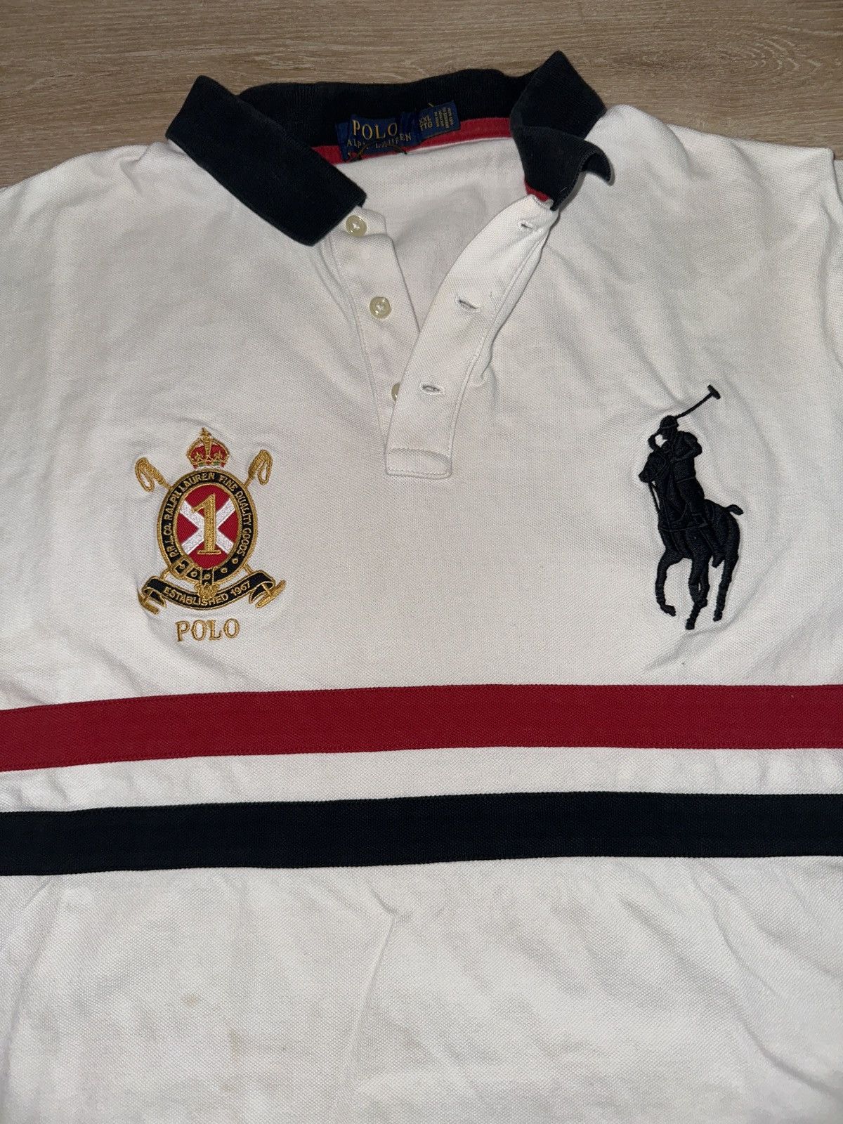 Polo Ralph Lauren Polo Ralph Lauren Rugby 1 Polo Shirt Size US XXL / EU 58 / 5 - 3 Thumbnail
