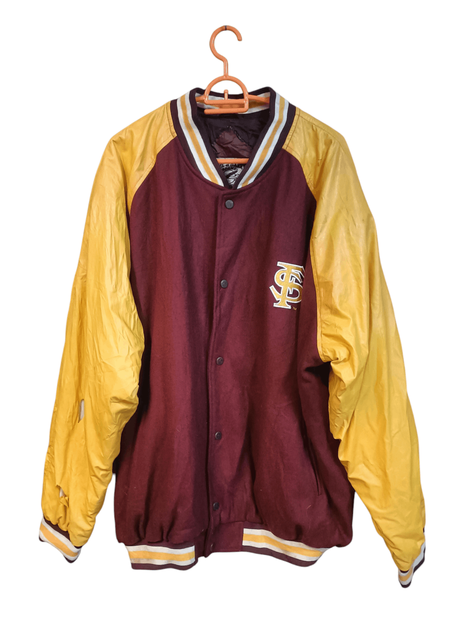 Steve And Barrys × Vintage Vintage Varsity Jacket x Florida State by Steve & Barry Size US XXL / EU 58 / 5 - 1 Thumbnail
