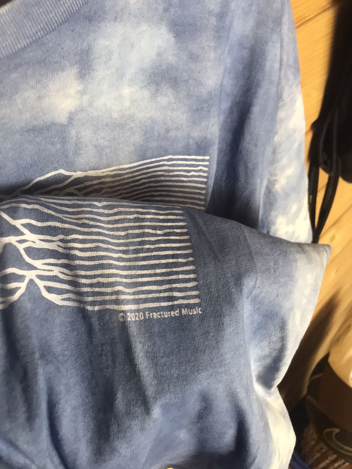 Vintage Joy Division unknown pleasures oversized tie dye t-shirt Size US M / EU 48-50 / 2 - 4 Thumbnail