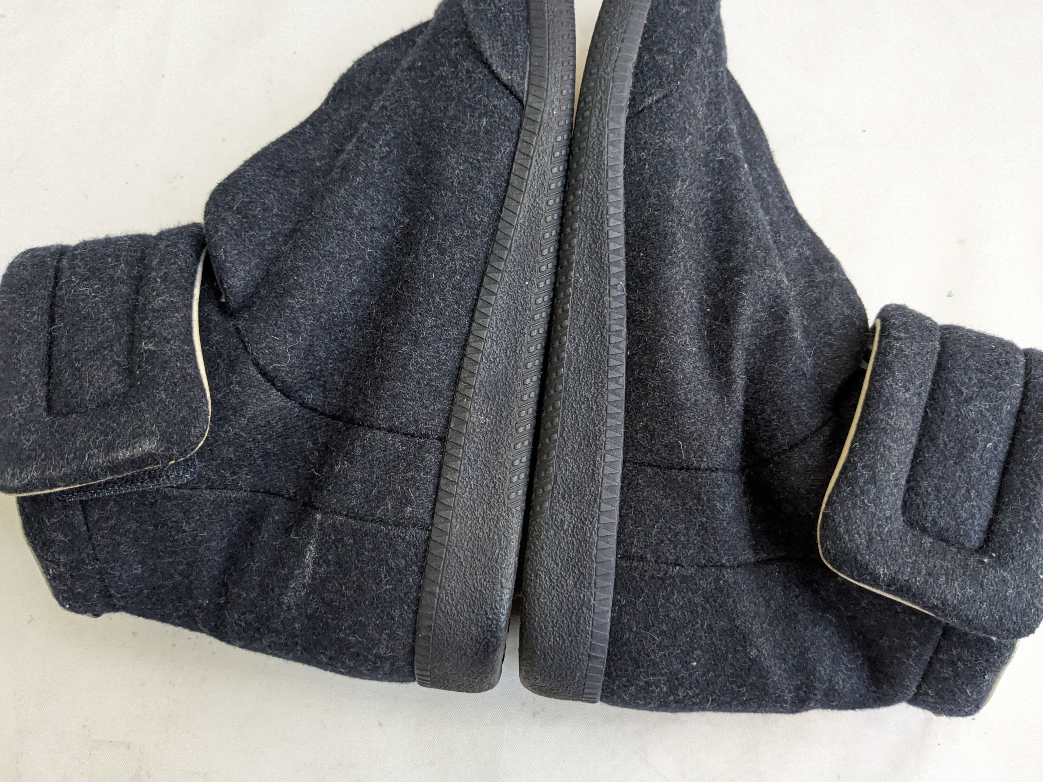 Maison Margiela Future Navy Blue 8 41 Wool Leather