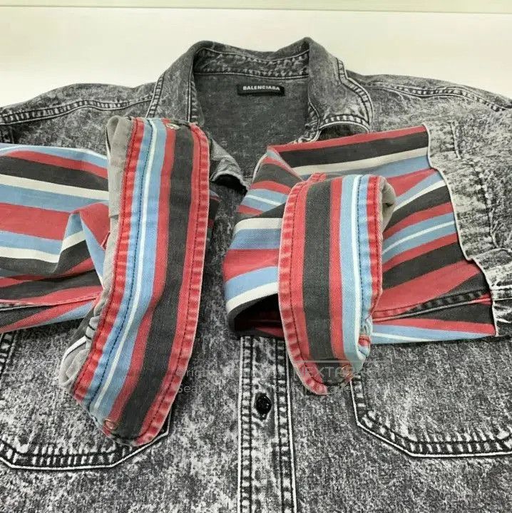 Balenciaga Balenciaga Casual Fashion Hybrid Shirt Jacket. Size US M / EU 48-50 / 2 - 7 Thumbnail
