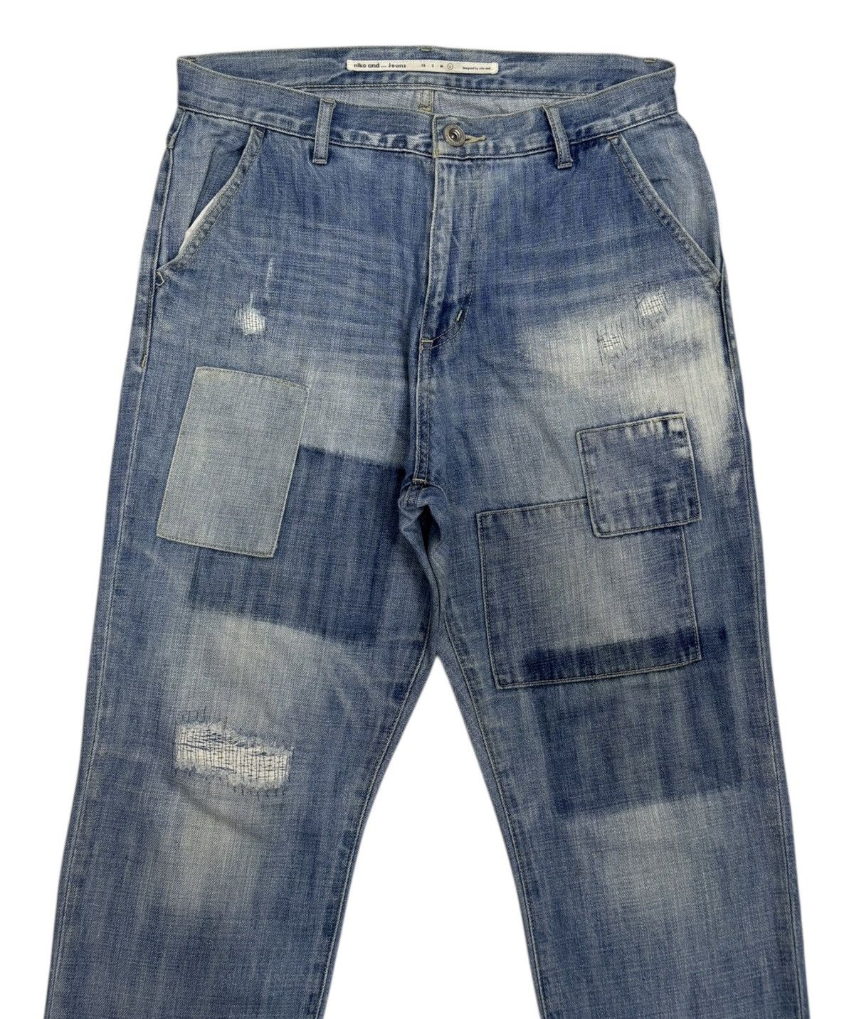 Hysteric Glamour × Japanese Brand × Kapital Vintage Niko And Patchwork Cropped Jeans Size US 32 / EU 48 - 5 Thumbnail