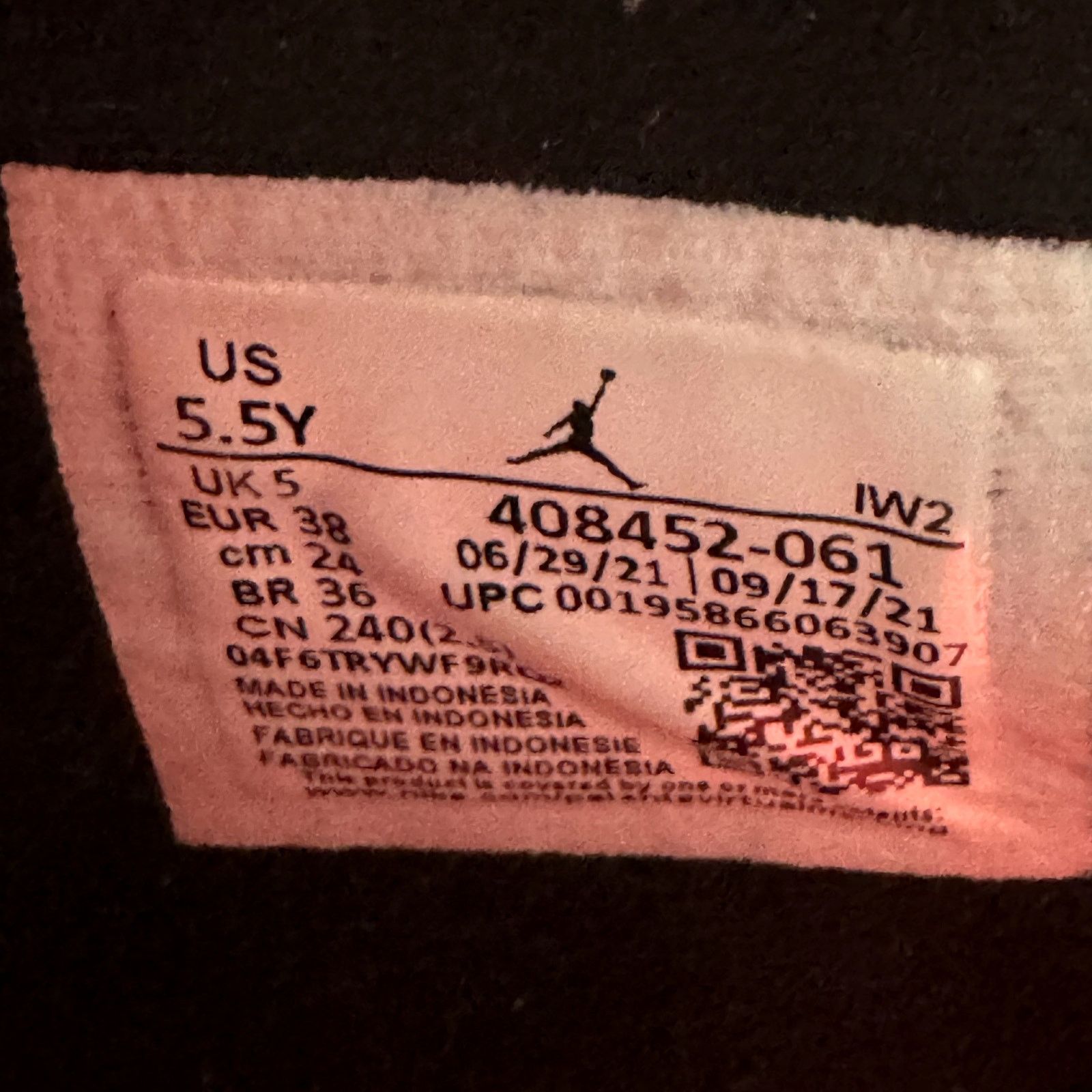 Jordan Brand × Nike Nike Air Jordan 4 Retro GS Infrared Men's Shoes - Size 5.5 Size US 5.5 / EU 38 - 7 Thumbnail