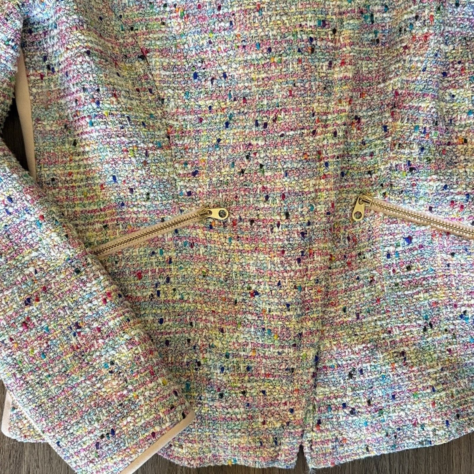 Ted Baker Ted Baker Multicolor Tweed Blazer size 1 Size S / US 4 / IT 40 - 2 Thumbnail