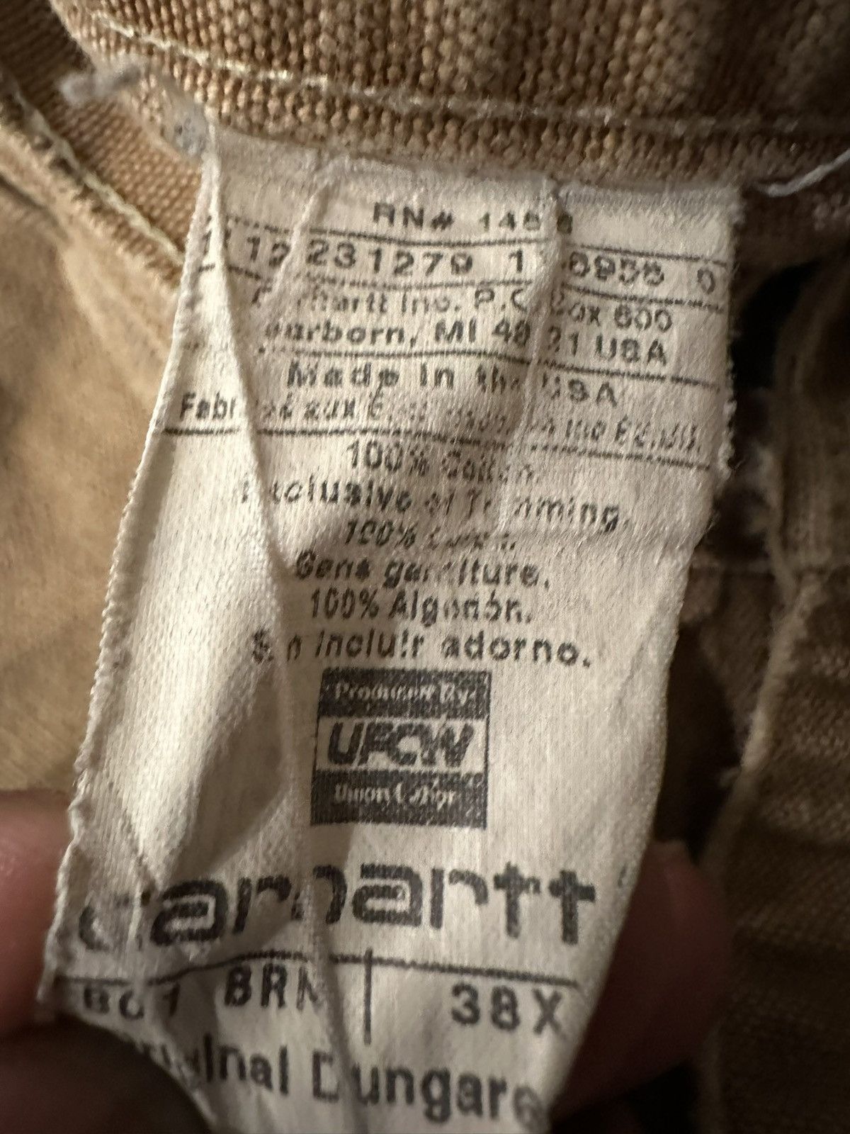 Carhartt Vintage Carhartt Distressed Workwear Denim Size US 38 / EU 54 - 10 Thumbnail