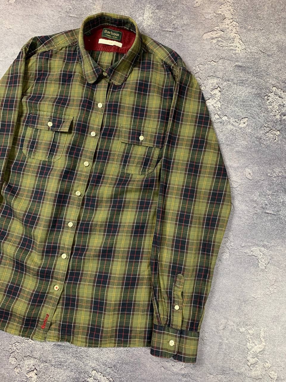 Barbour Barbour Women’s Shirt US 14 XL Green Plaid Size XL / US 12-14 / IT 48-50 - 2 Thumbnail