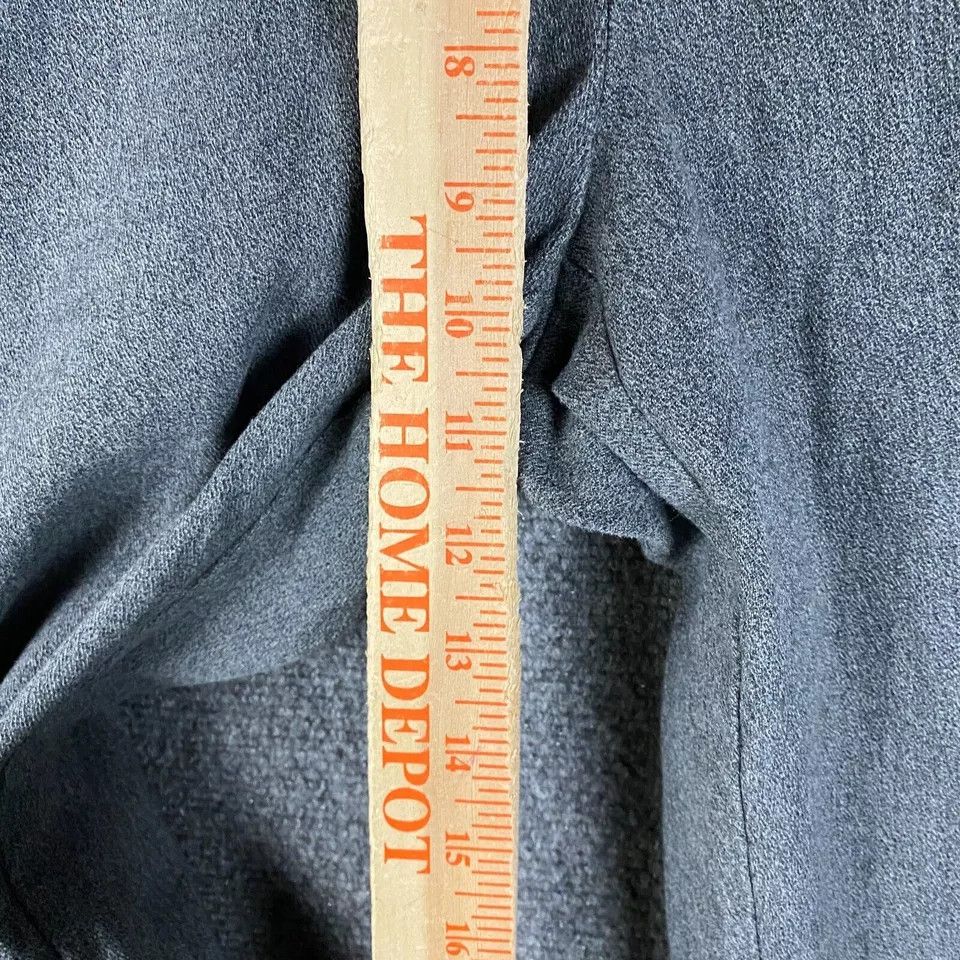 Other A New Day Pants Women's Size 12 Stretch Gray Cotton Trousers Size 34" / US 12 / IT 48 - 4 Thumbnail